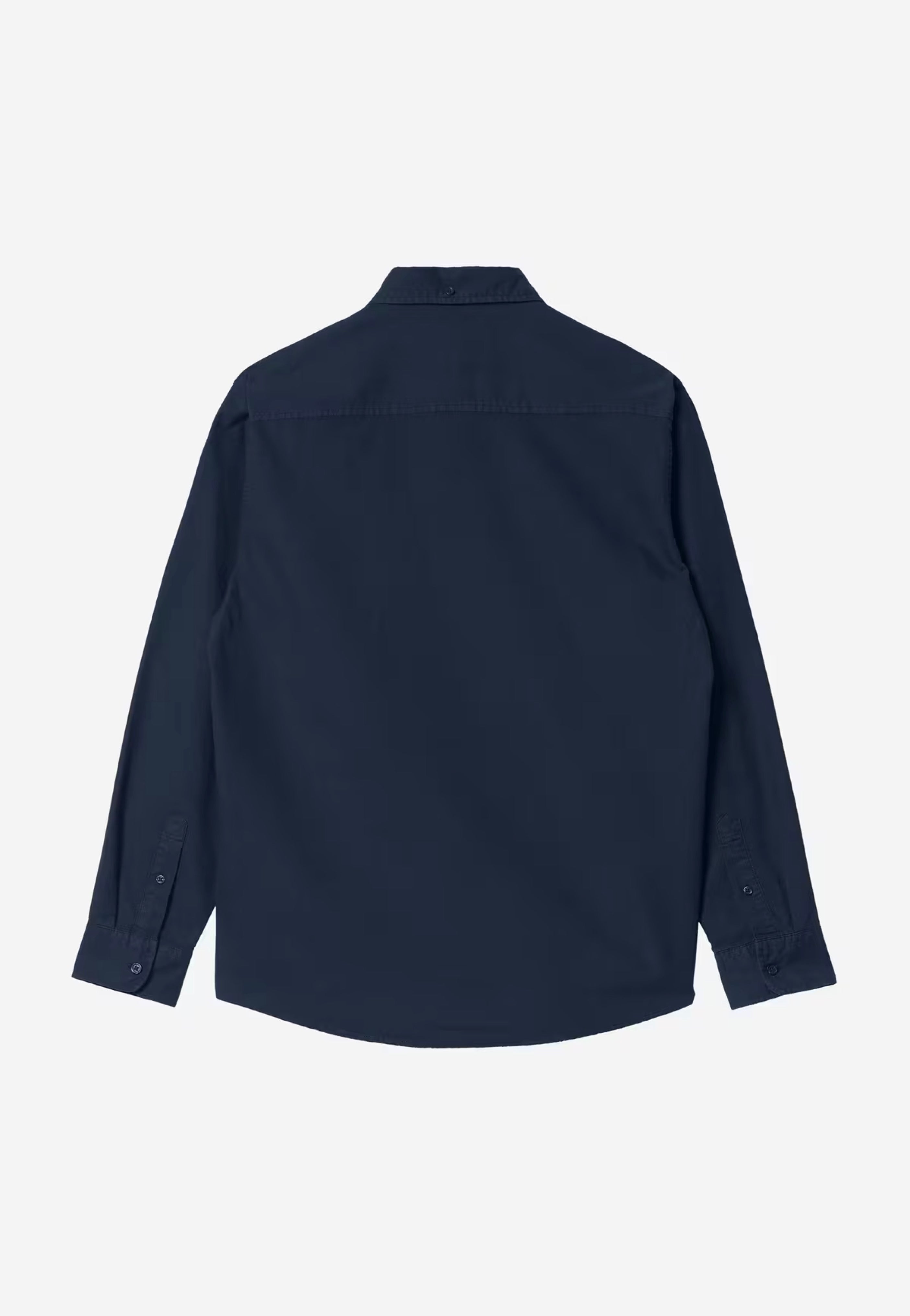 Carhartt WIP - Bolton Garment Dyed Dark Navy - Shirt | Men-Image
