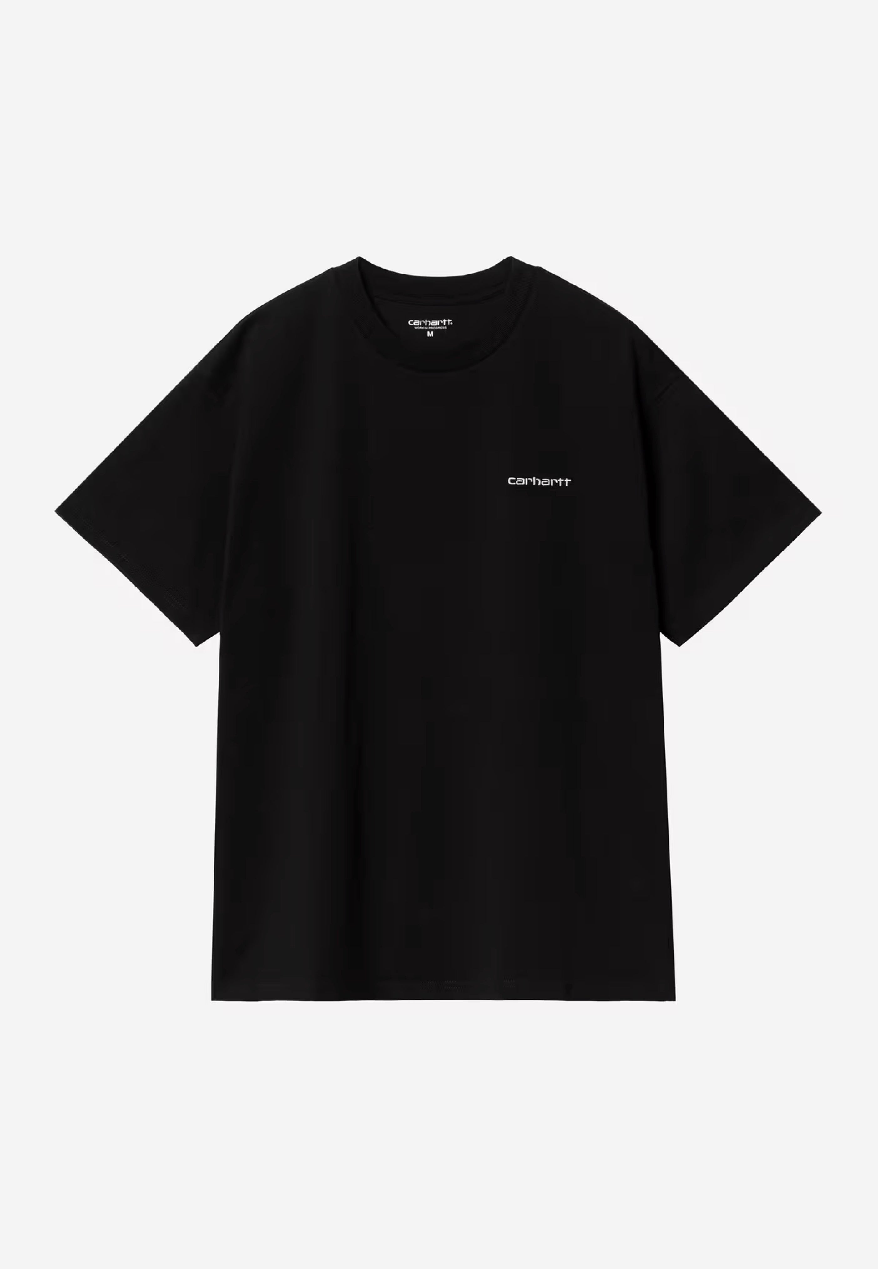 Carhartt WIP - Script Embroidery Black / White - T-Shirt | Men-Image