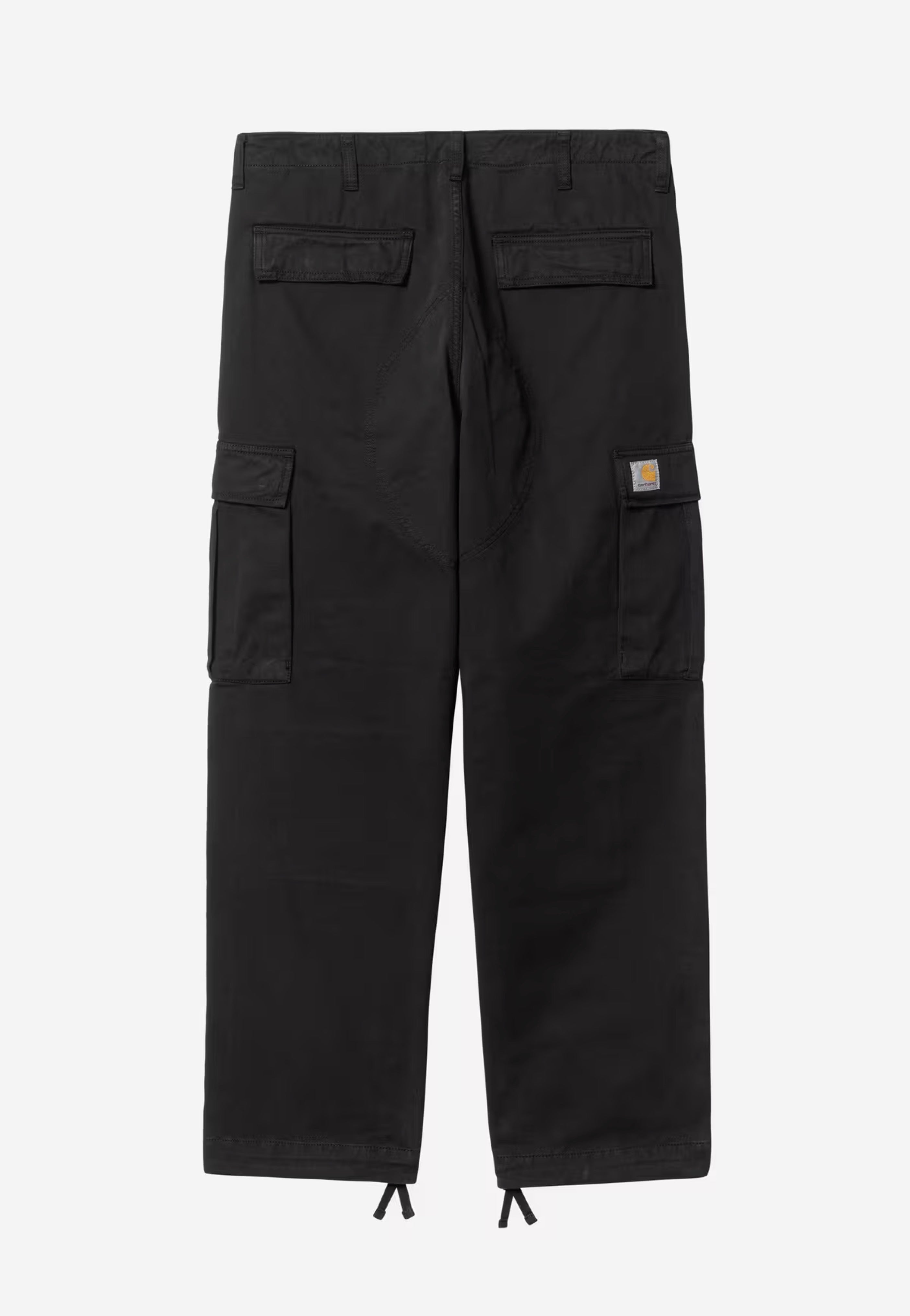 Carhartt WIP - Regular Cargo Garment Dyed Black - Pants | Men-Image