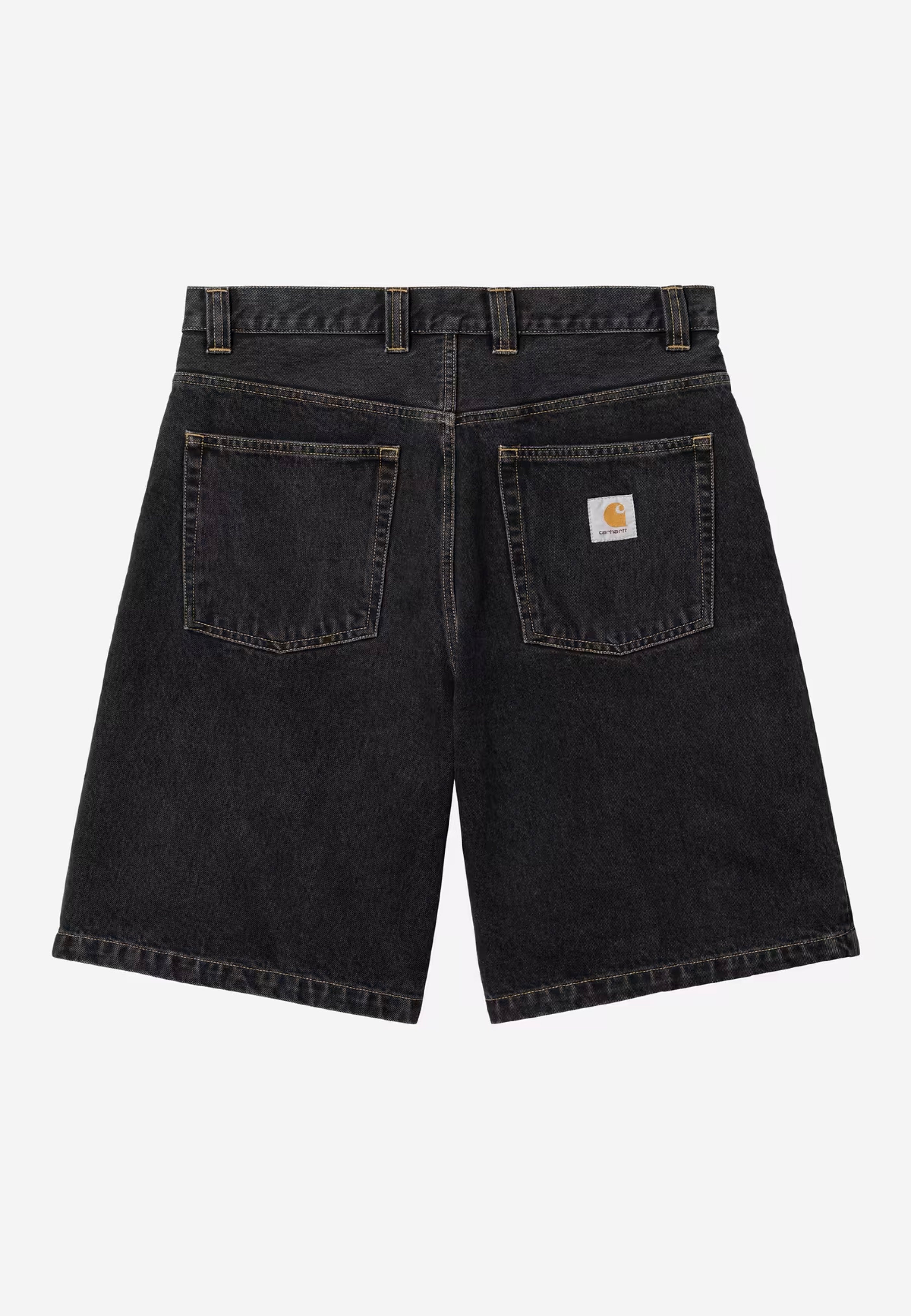 Carhartt WIP - Brandon Stone Washed Black - Shorts | Men-Image