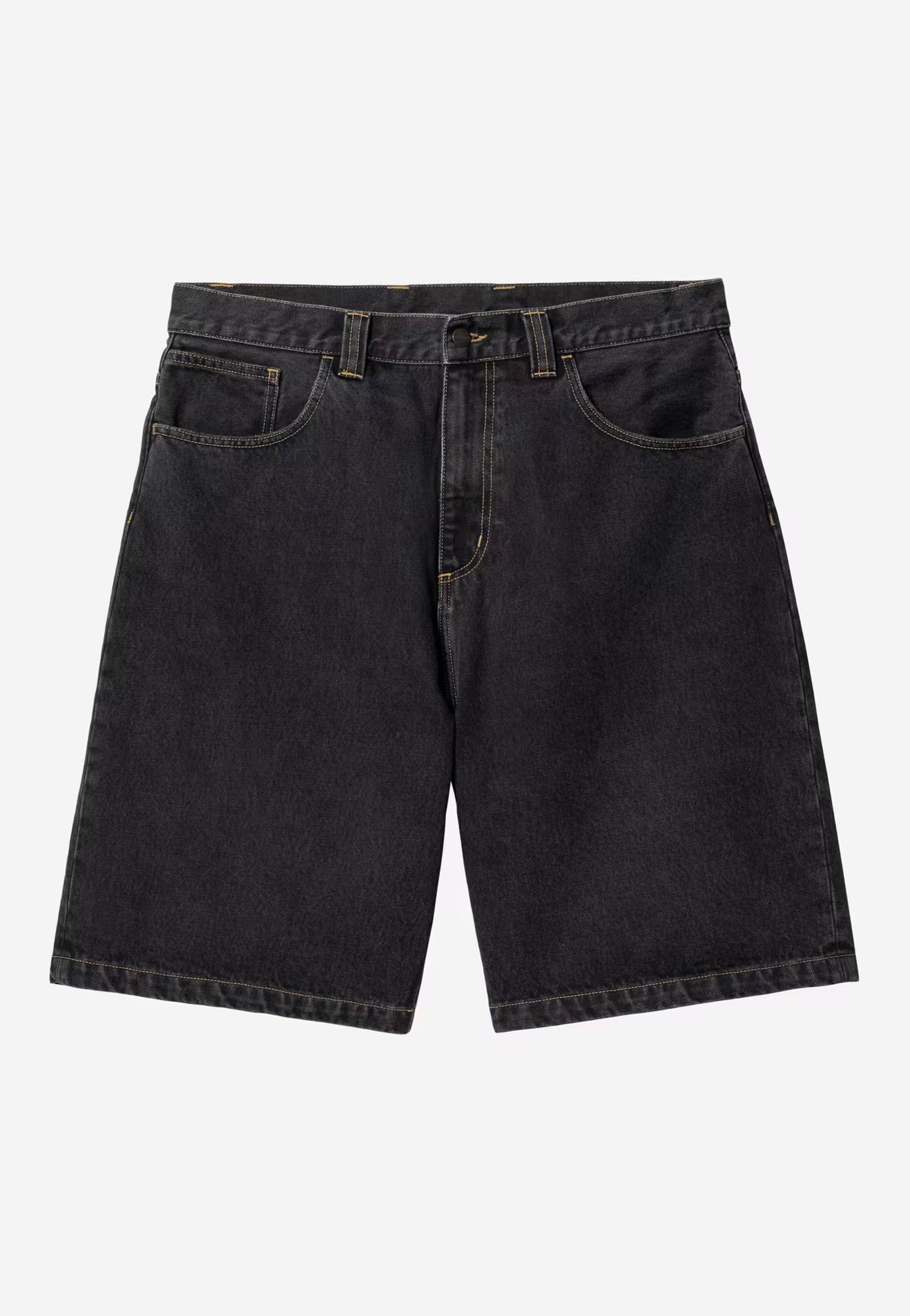 Carhartt WIP - Brandon Stone Washed Black - Shorts | Men-Image