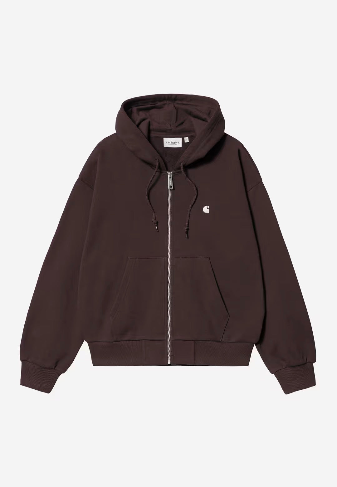 Carhartt WIP W' Hooded Casey Palisander/Silver Mikina s kapucí | Women-Image