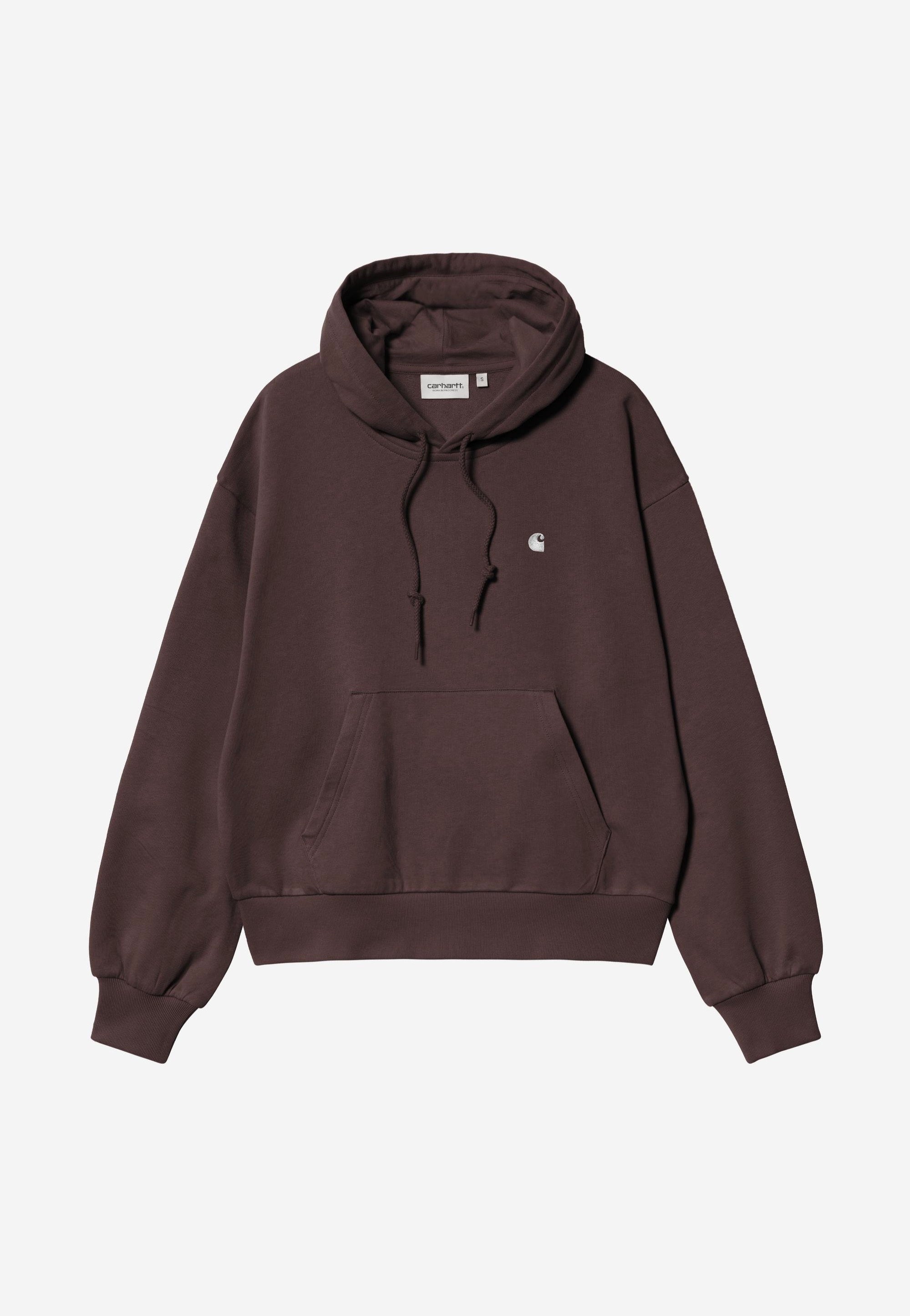 Carhartt WIP - W' Hooded Casey Palisander/Silver - Hoodie | Women-Image