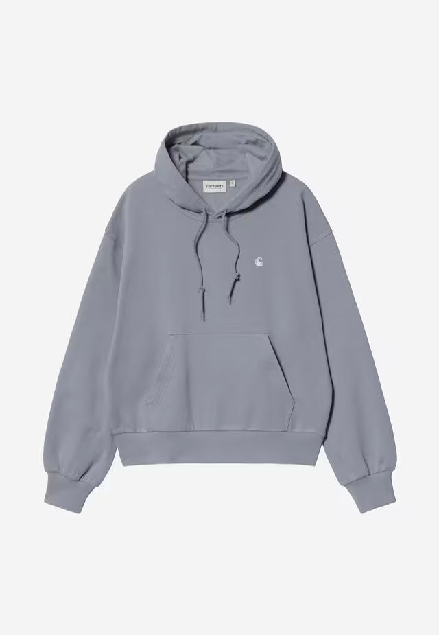 Carhartt WIP - W' Hooded Casey Shady Blue/Silver - Sweater | Women-Image