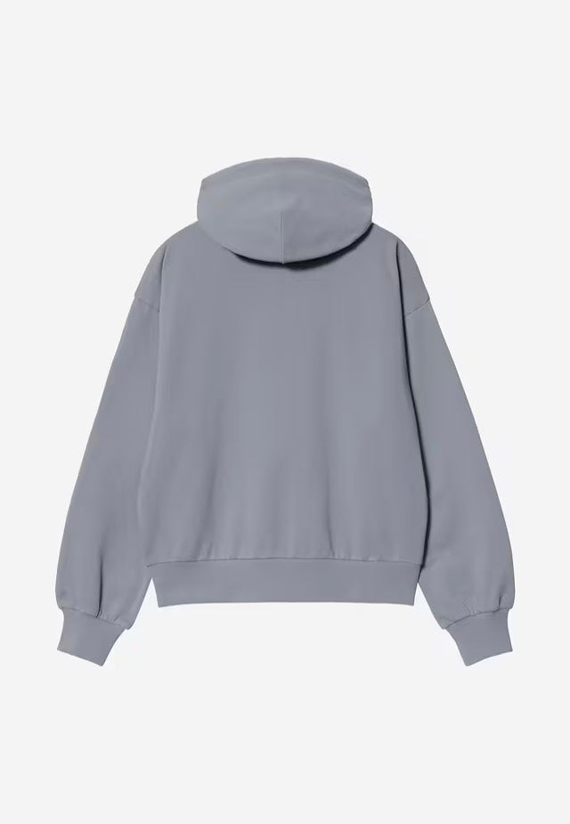 Carhartt WIP - W' Hooded Casey Shady Blue/Silver - Sweater | Women-Image