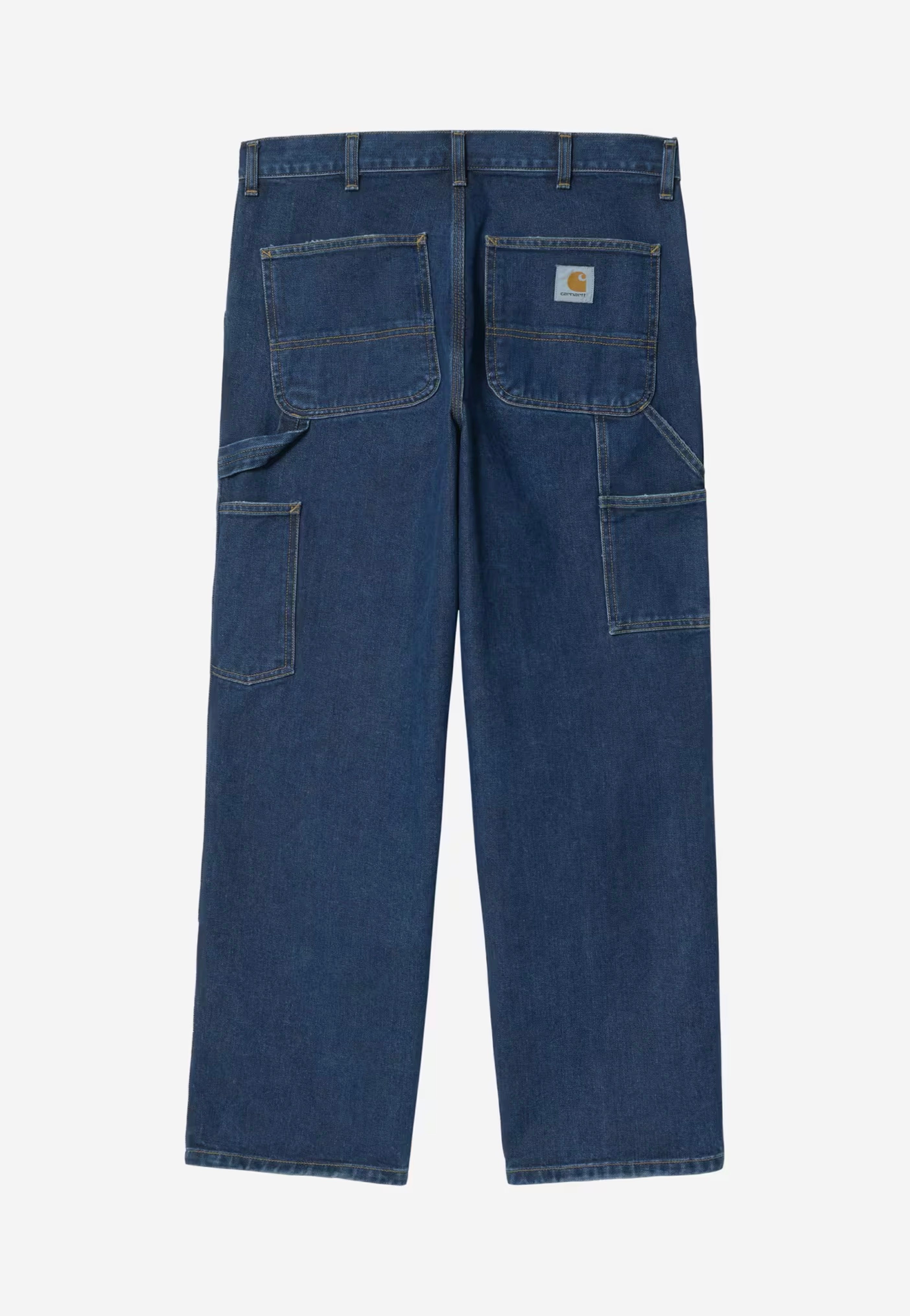 Carhartt WIP Double Knee Stone Washed Blue - Jeans | Impericon