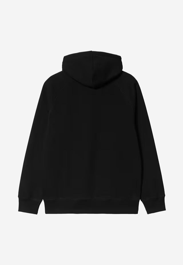 Carhartt WIP - Hooded Chase Black/Gold - Hoodie | Men-Image