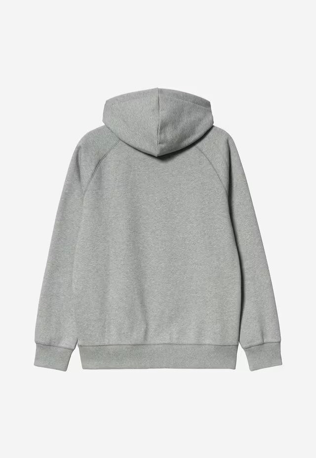 Carhartt WIP - Hooded Chase Grey Heather/Gold - Hoodie | Men-Image