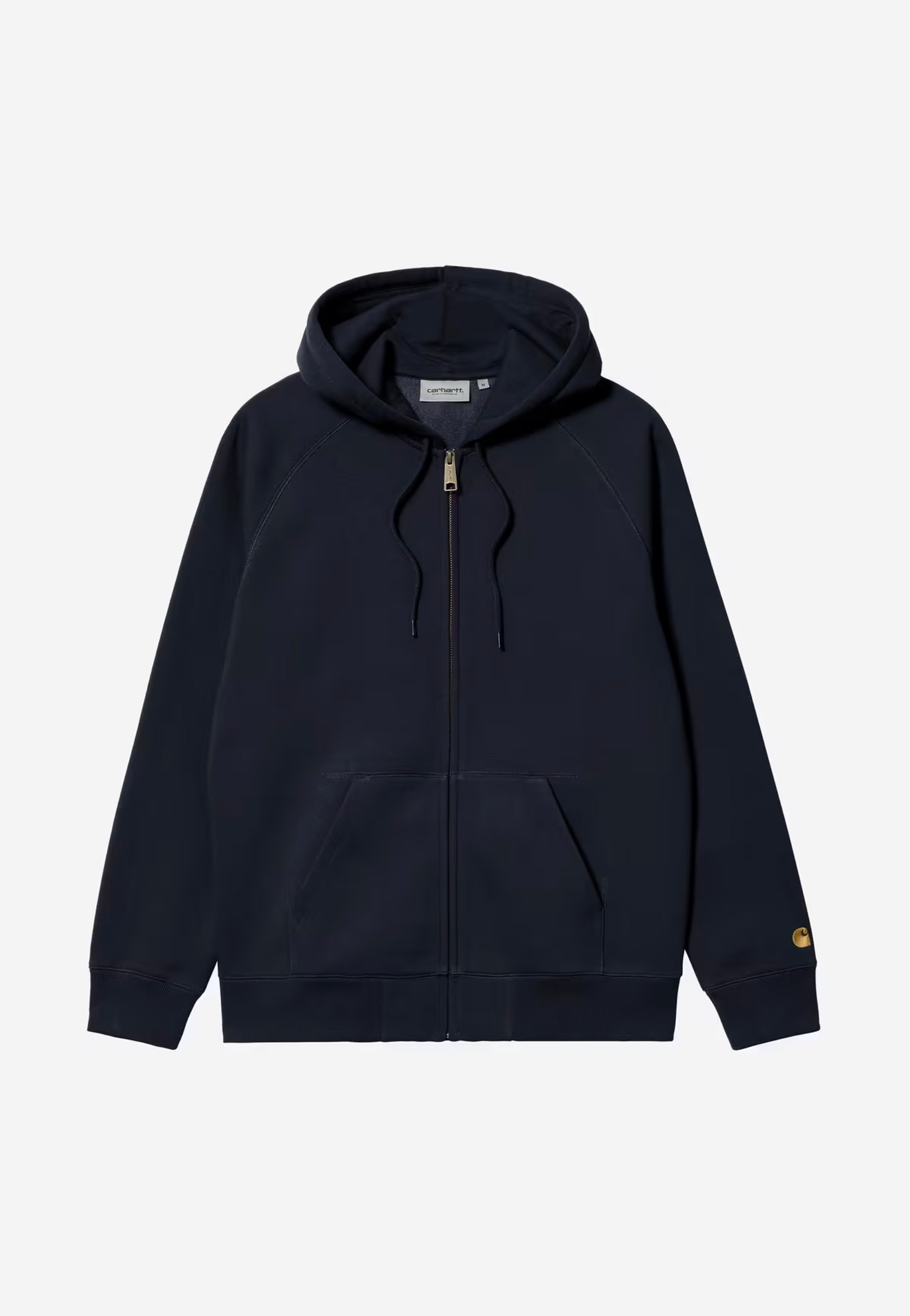 Carhartt WIP - Hooded Chase Jacket Dark Navy/Gold - Hoodie | Men-Image