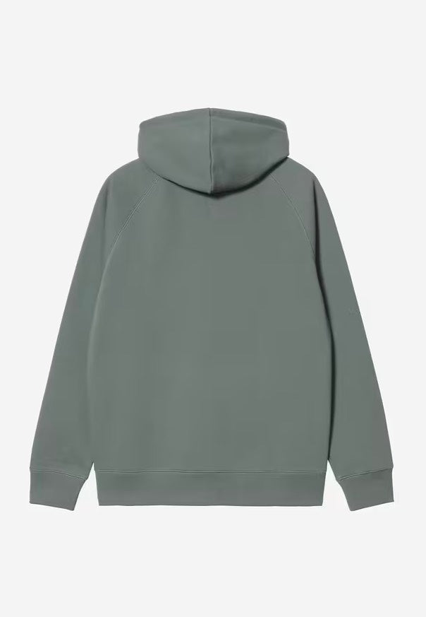 Carhartt WIP - Hooded Chase Velvet Green/Gold - Zipper | Men-Image