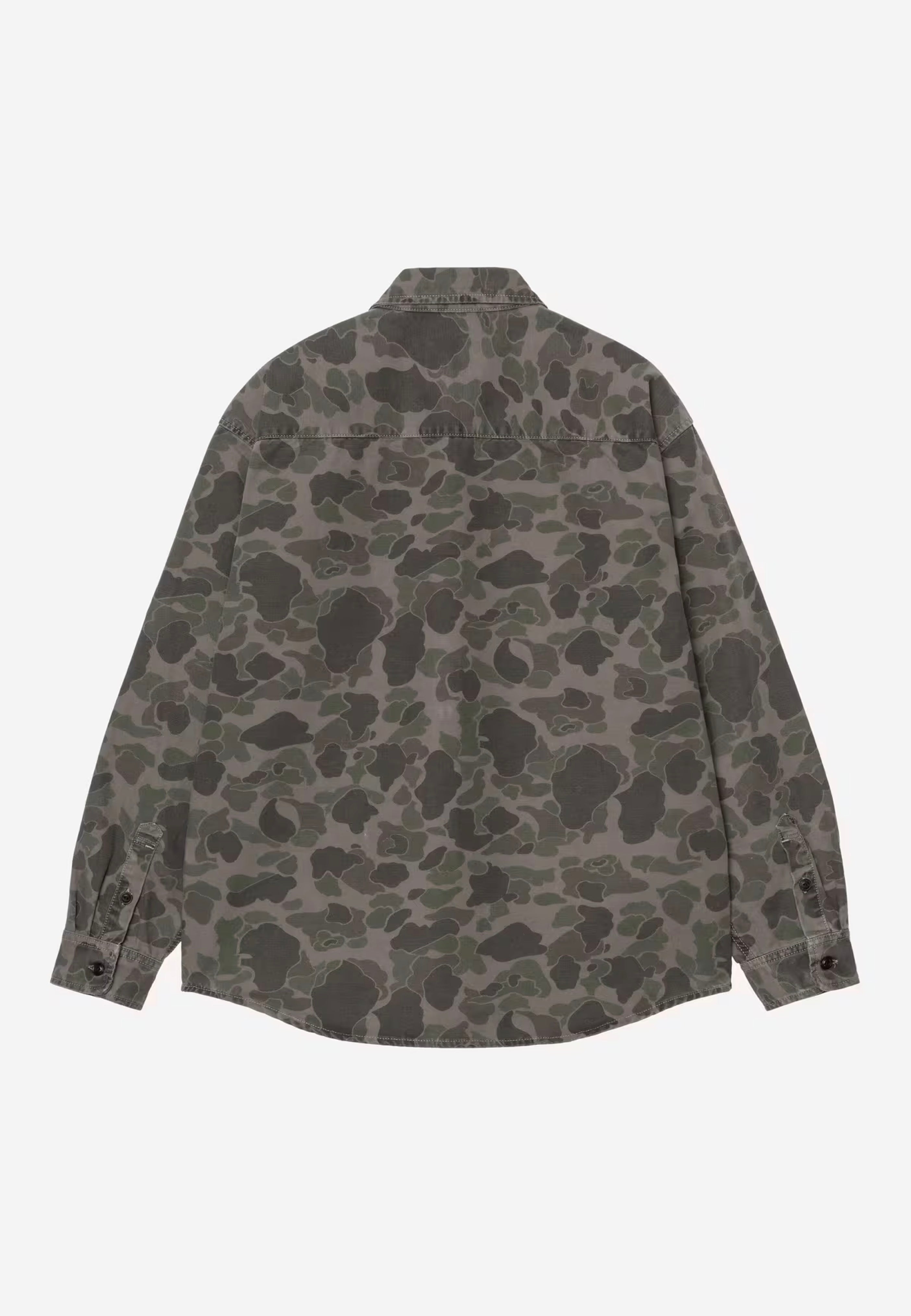 Carhartt WIP - Duck Garment Dyed Camo Duck Green/Porphyry - Shirt | Men-Image