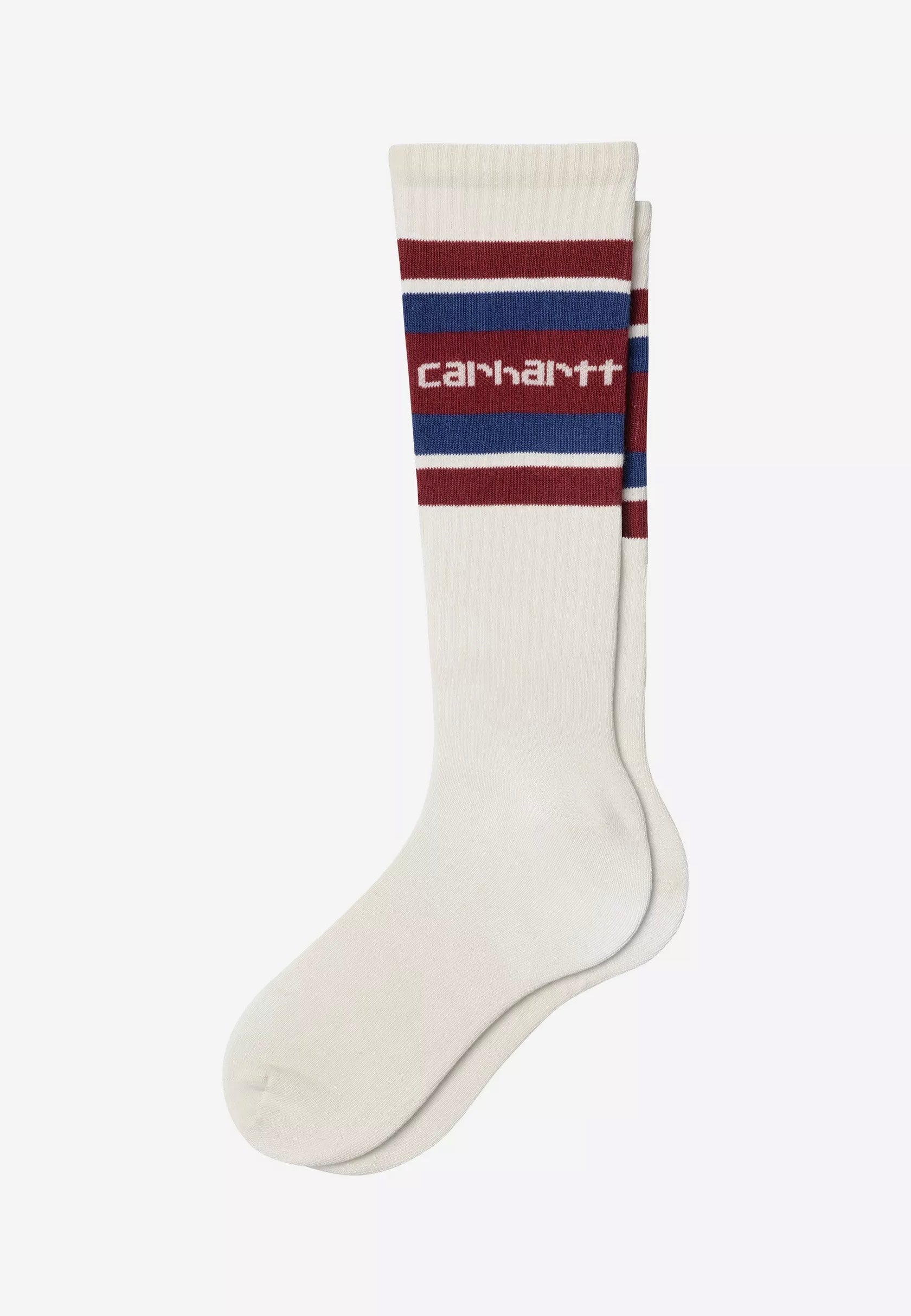Carhartt WIP - Connors Natural/Scarlet/Wolfsbane - Socks | Neutral-Image