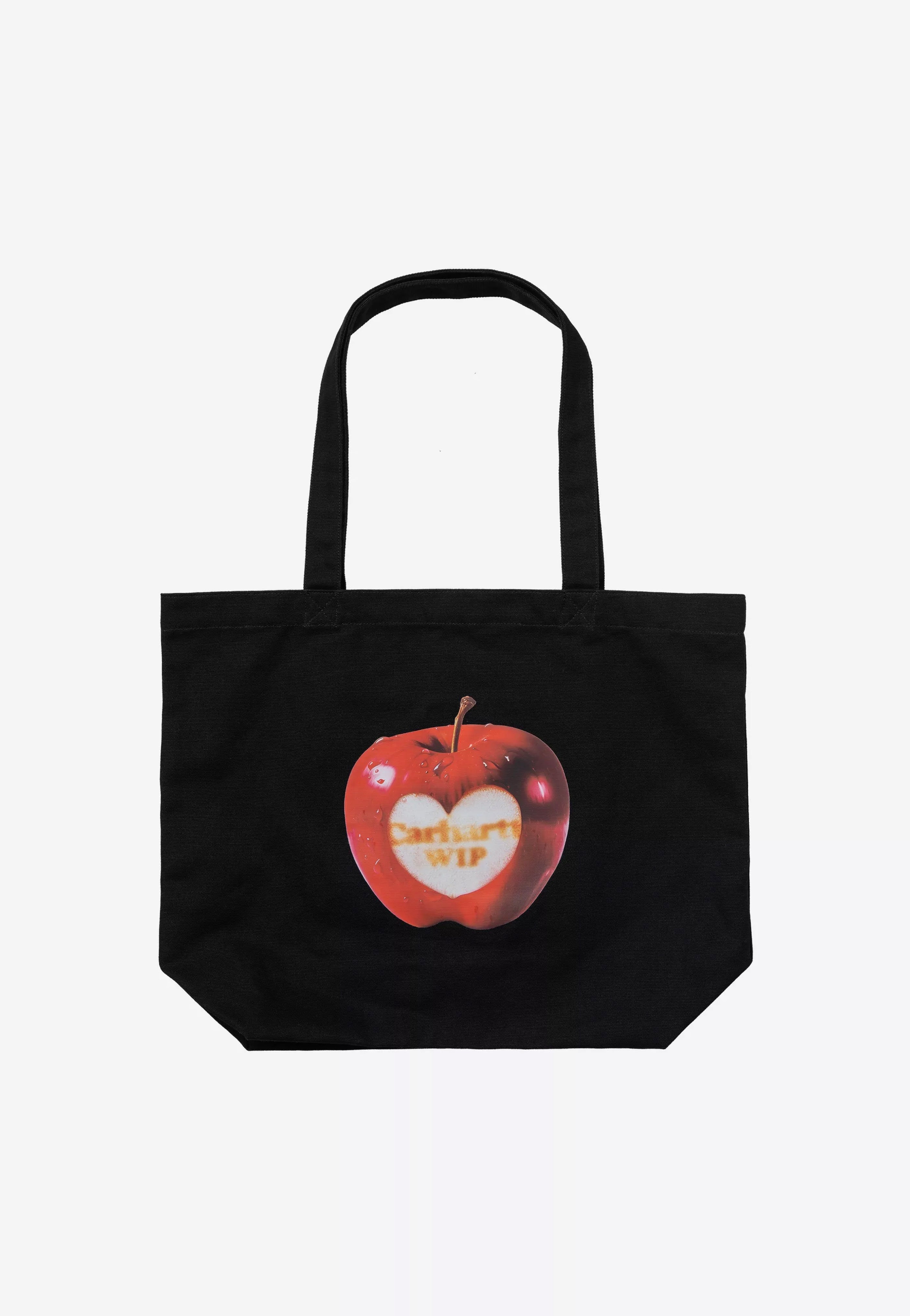 Carhartt WIP Canvas Graphic Spoiled Print/Black - Shopping Bag