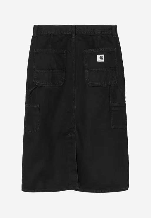 Carhartt WIP - W' Single Knee Stone Washed Black - Skirt | Women-Image