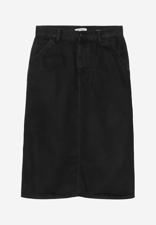 Carhartt WIP - W' Single Knee Stone Washed Black - Skirt | Women-Image
