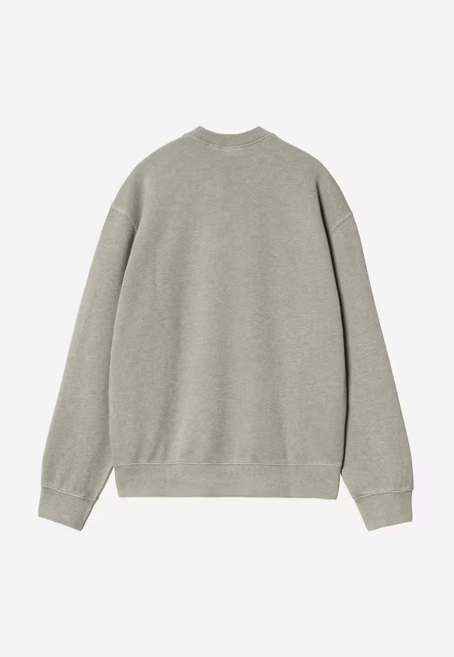 Carhartt WIP - Caspian Garment Dyed Shady Green Heather - Sweater | Men-Image