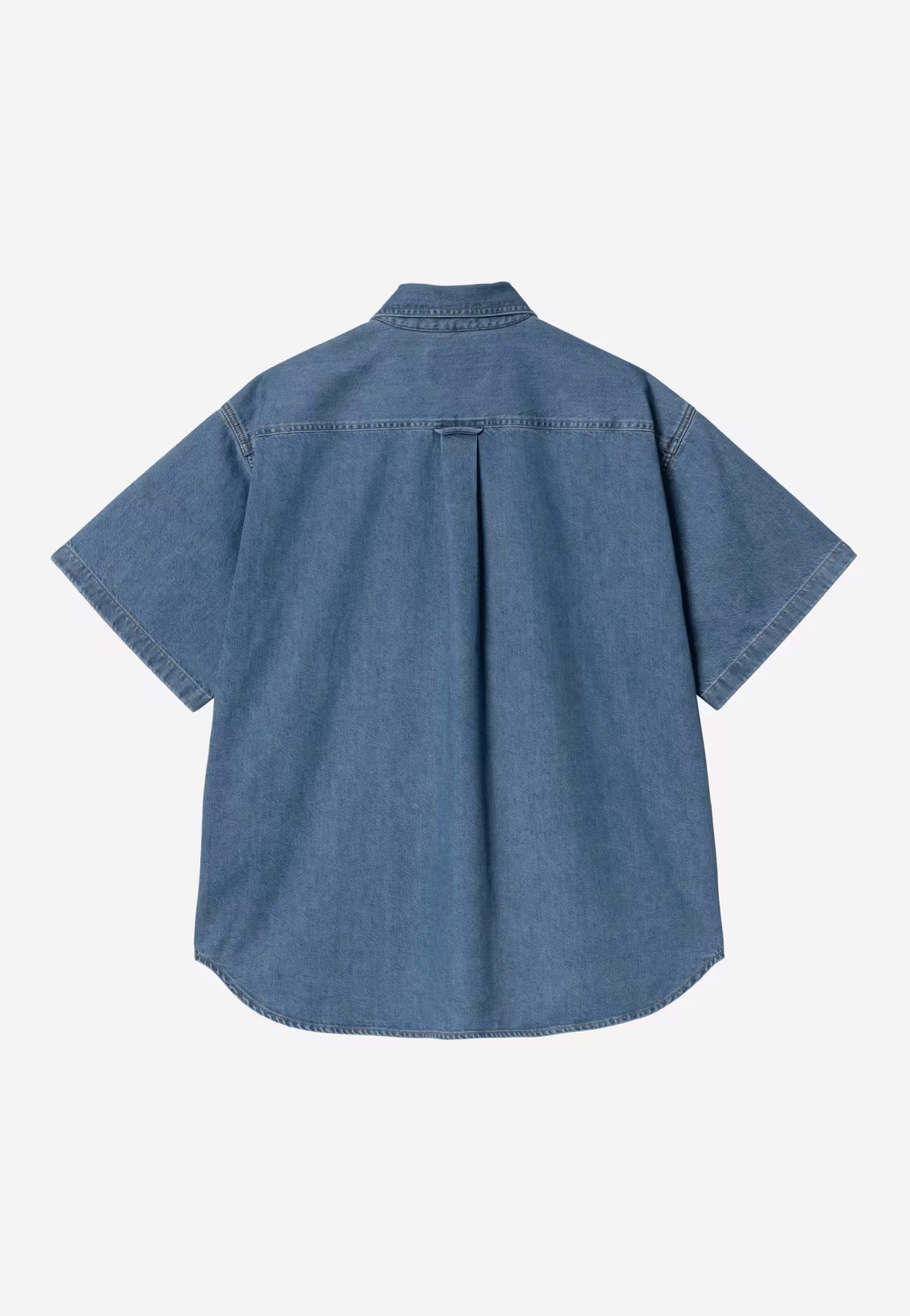 Carhartt WIP - Lucas Stone Washed Blue - Shirt | Men-Image