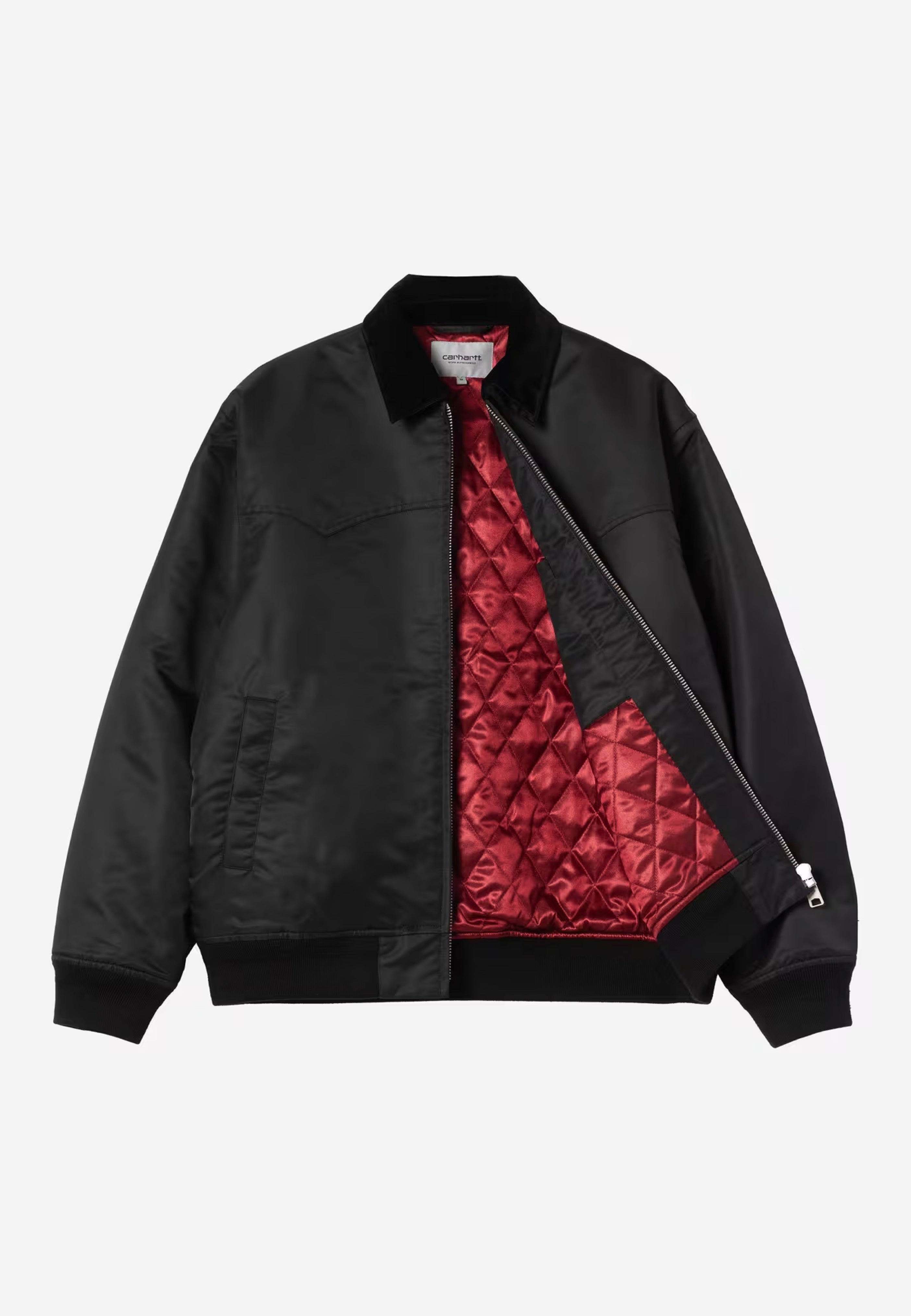 Carhartt WIP - Santa Fe Alumni Black/Scarlet - Jacket | Men-Image