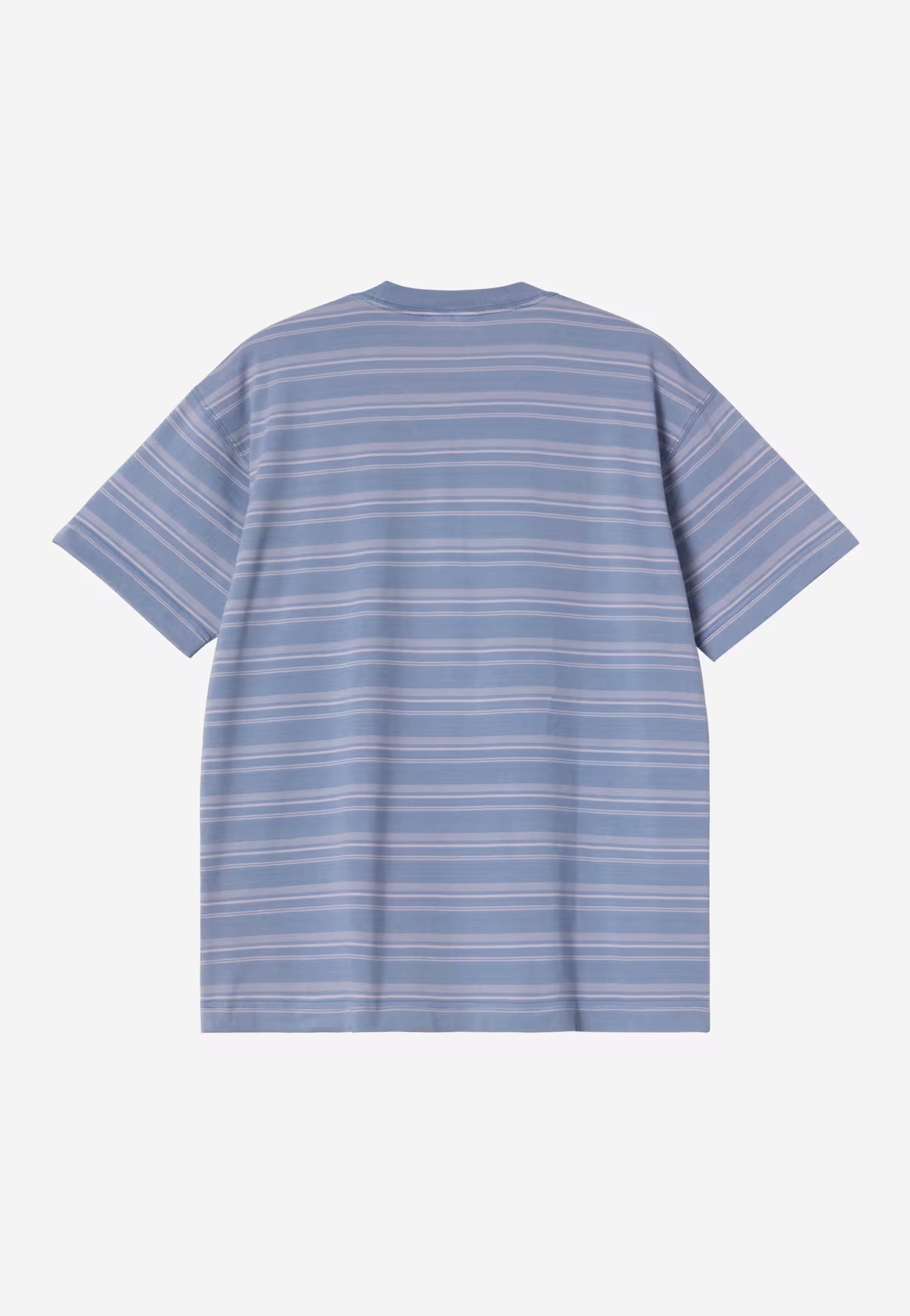 Carhartt WIP - Brodine Stripe Sorrent Indigo Overdyed - T-Shirt | Men-Image