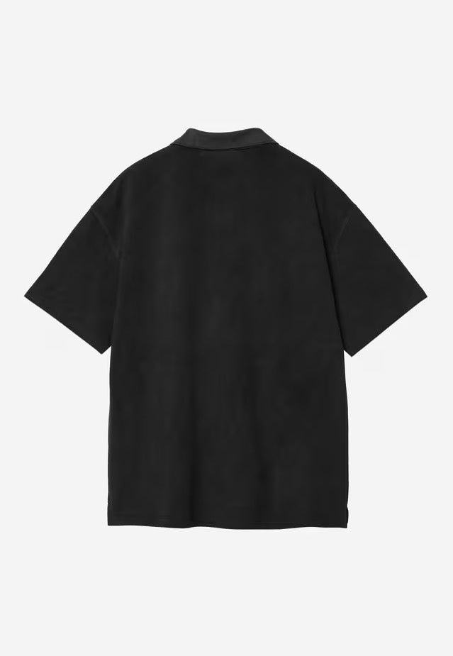 Carhartt WIP - Wayne Garment Dyed Black - Polo | Men-Image