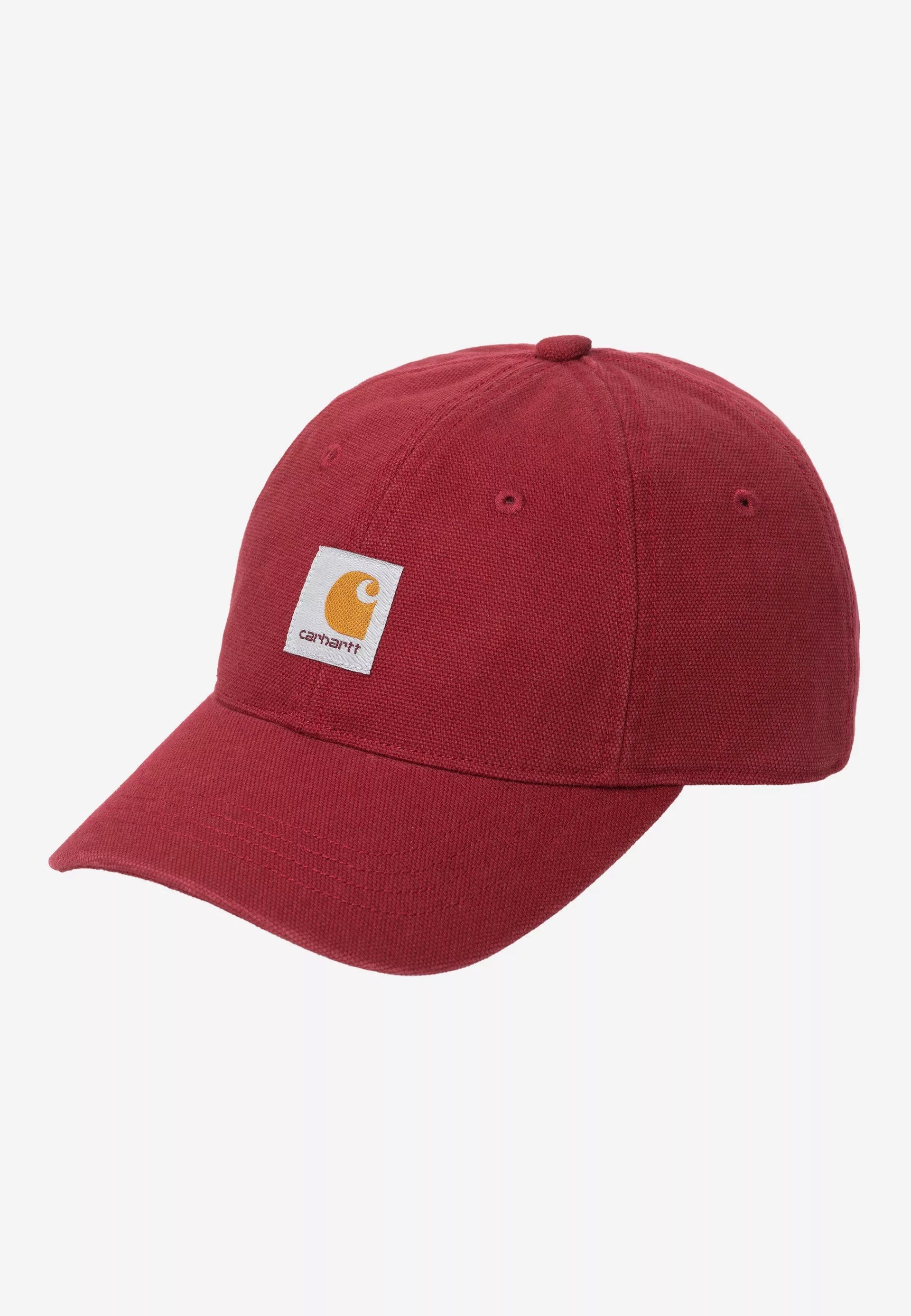 Carhartt WIP - Selby Canvas Stone Washed Scarlet - Cap | Neutral-Image
