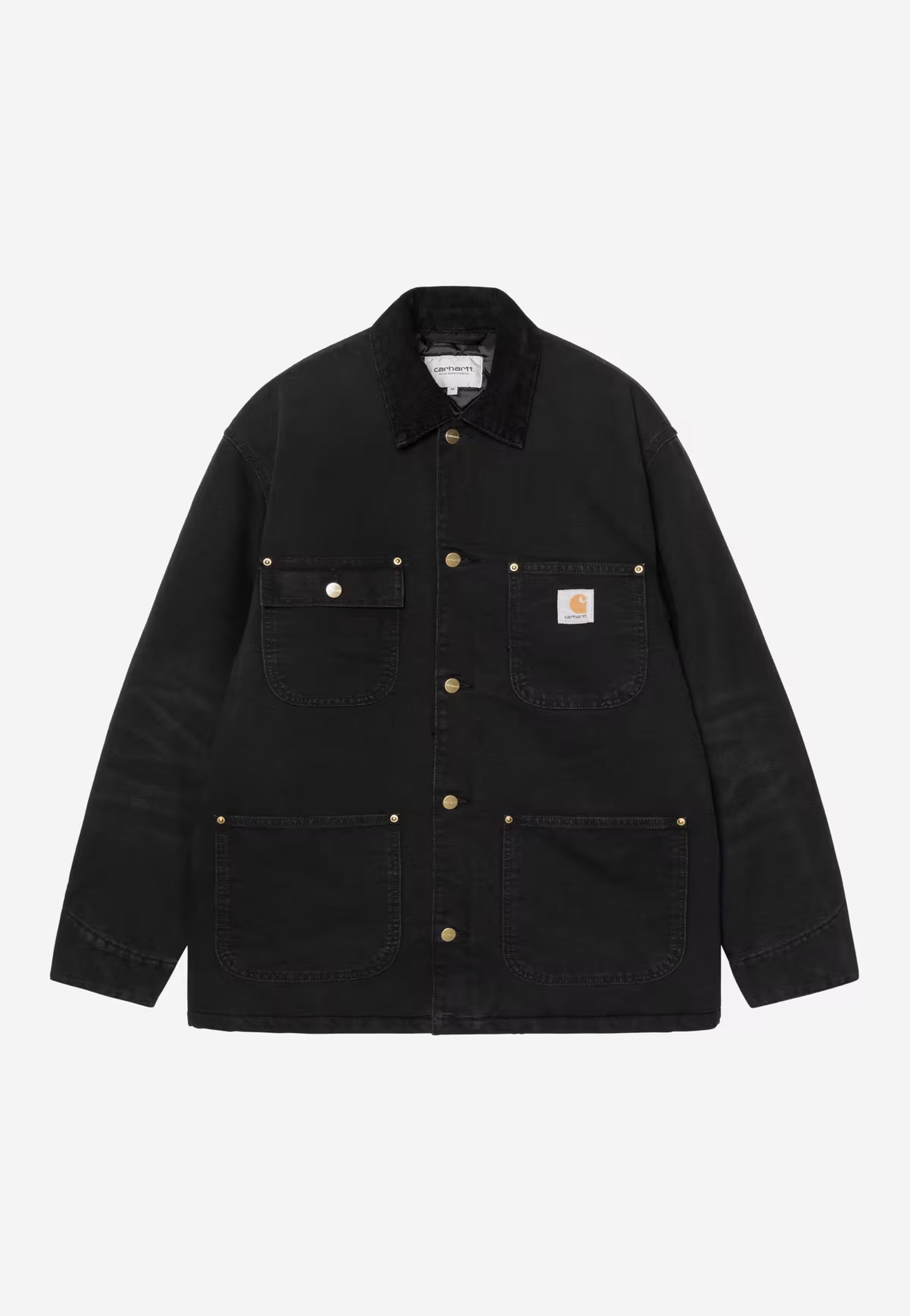Carhartt WIP - OG Chore Stone Canvas Black/Black - Jacket | Men-Image