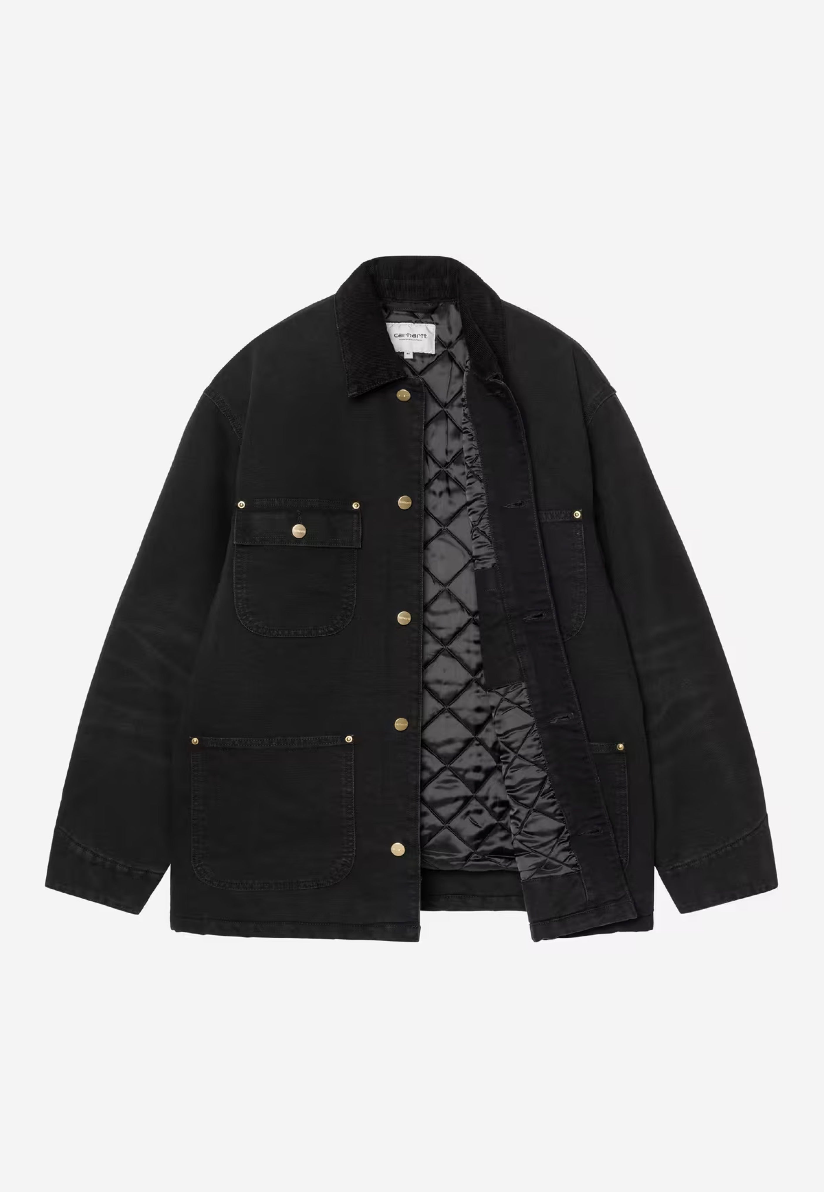 Carhartt WIP - OG Chore Stone Canvas Black/Black - Jacket | Men-Image