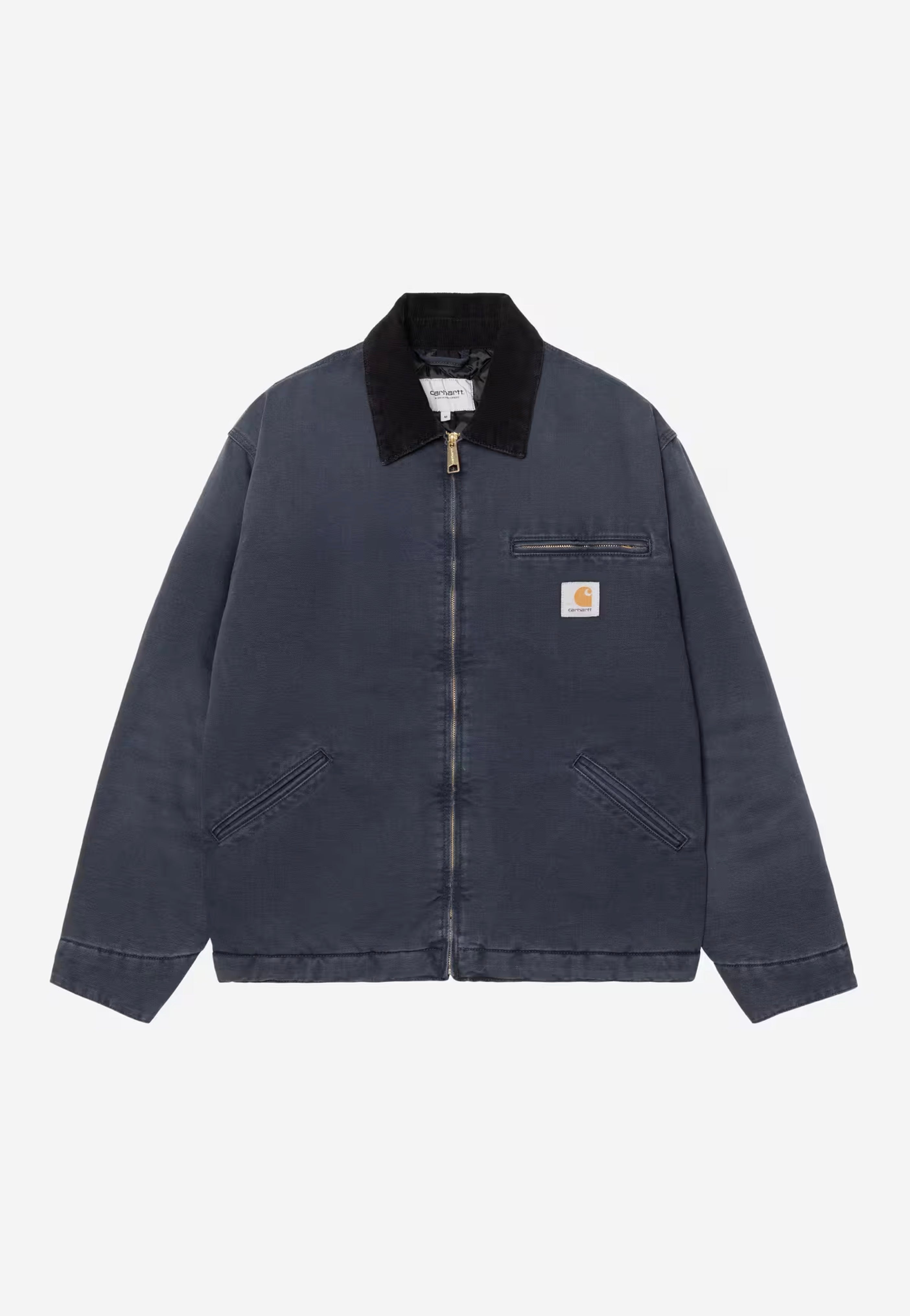 Carhartt WIP - OG Detroit Stone Canvas Dark Navy/Black - Jacket | Men-Image