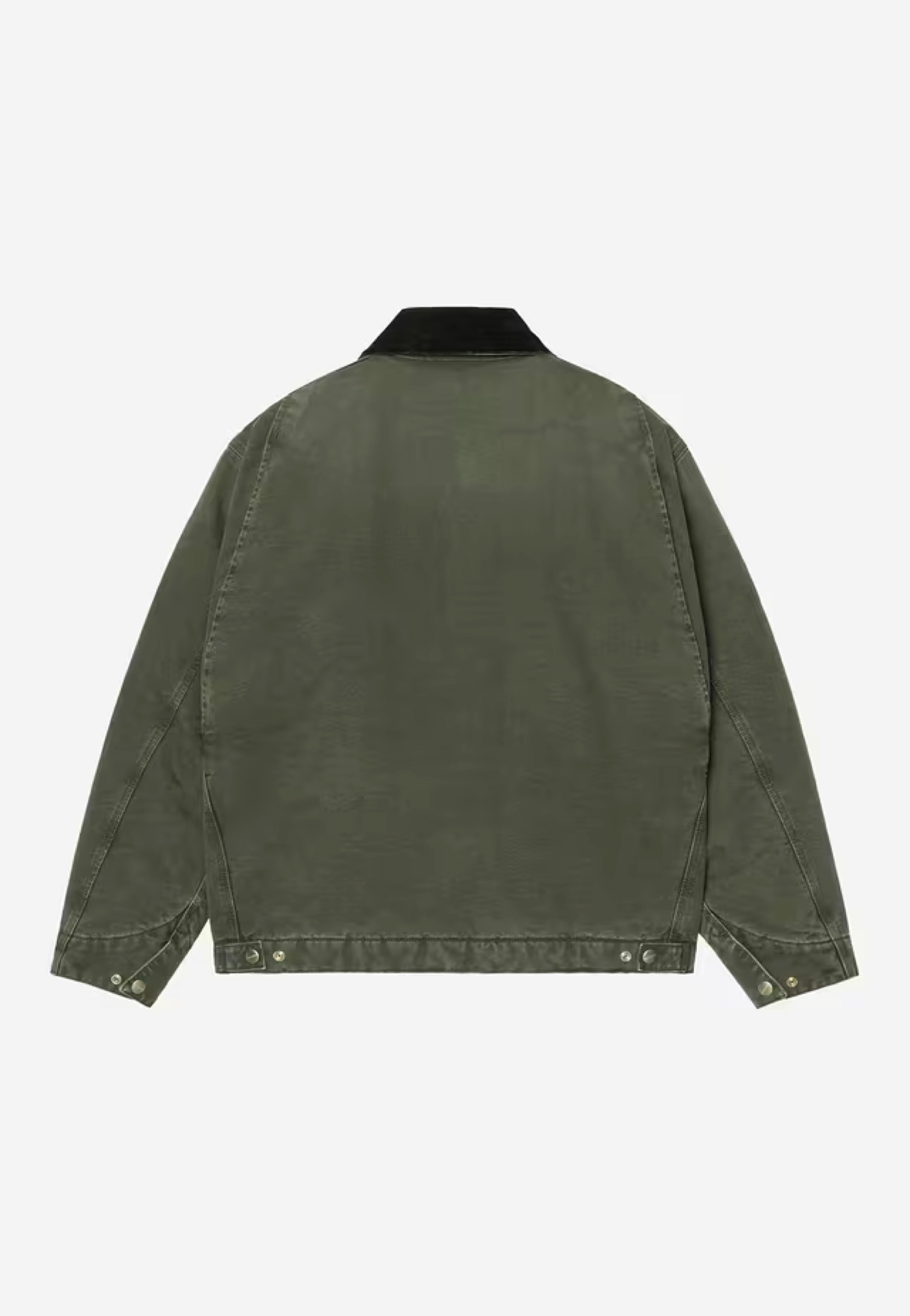 Carhartt WIP - OG Detroit Stone Canvas Olive/Black - Jacket