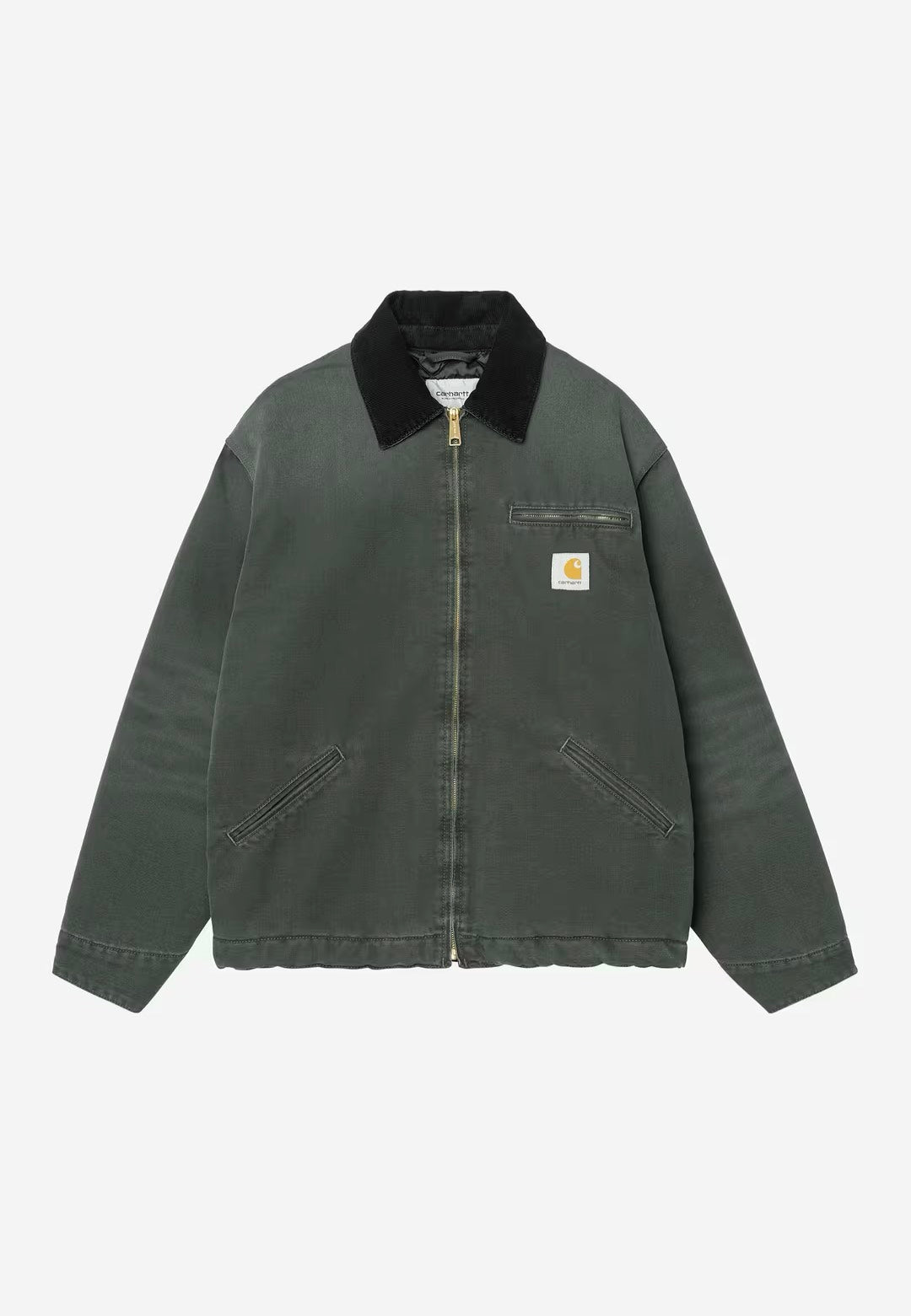 Carhartt WIP OG Detroit Stone Canvas Raven/Black Veste | Men-Image