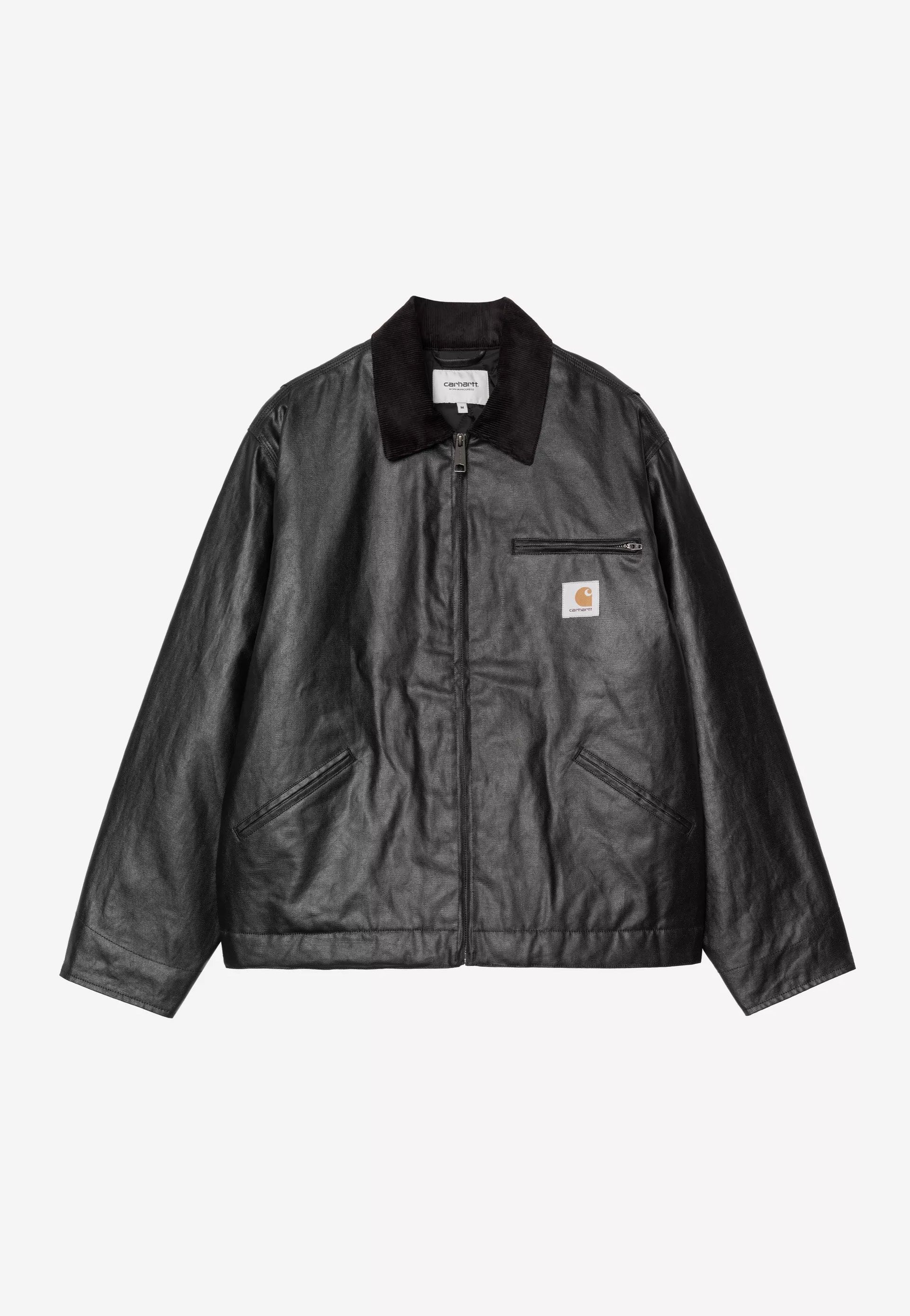 Carhartt WIP - OG Dean Black/Black - Leather Jacket | Men-Image