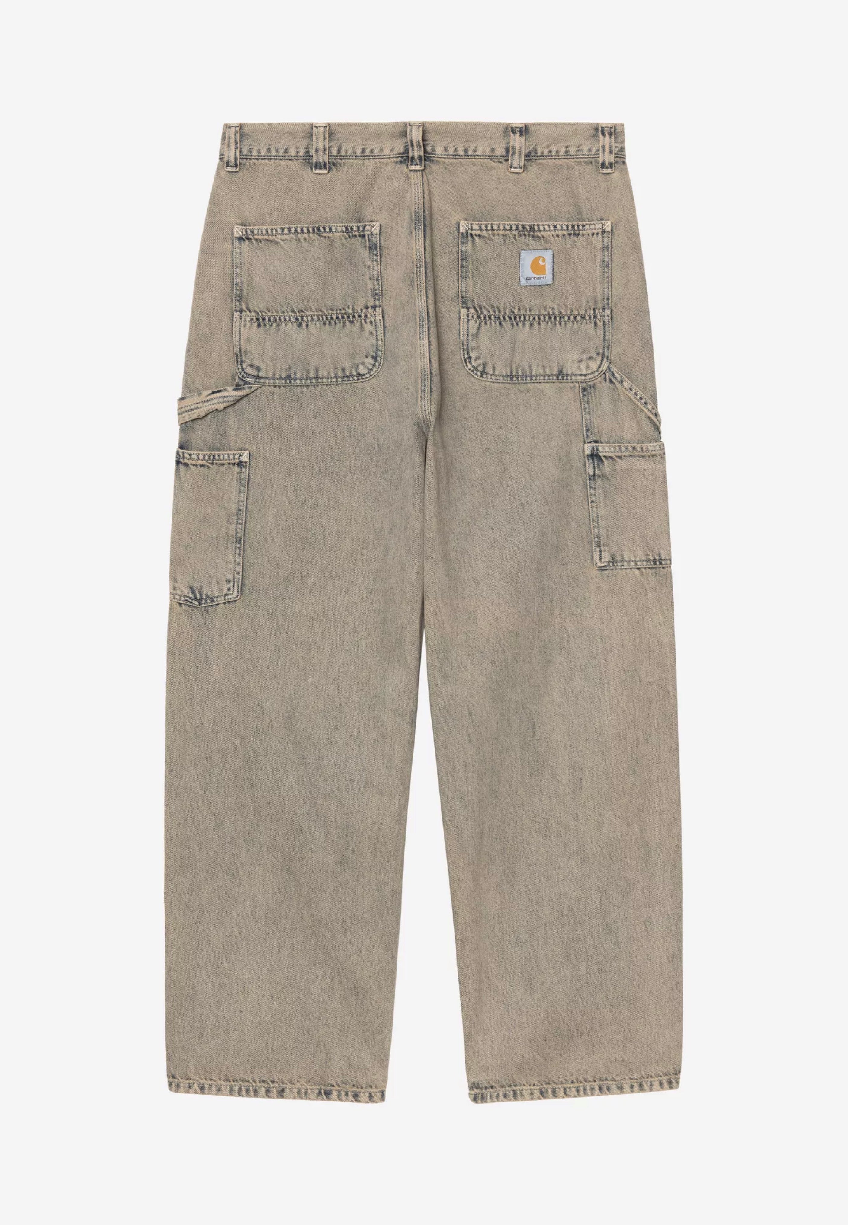 Carhartt WIP OG Single Knee Blue/Leather Garment Dyed - Jeans