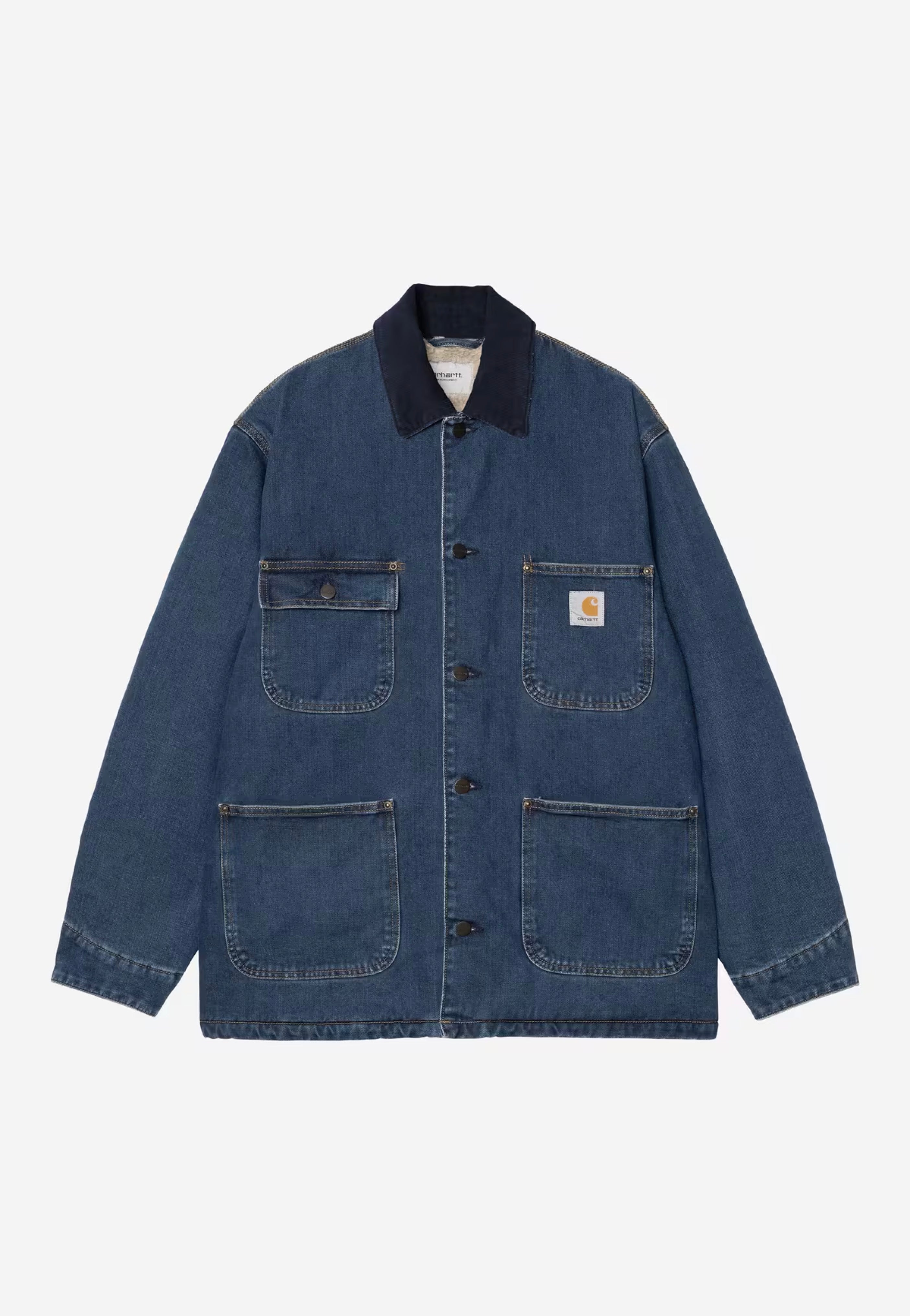 Carhartt WIP OG Chore Stone Washed Blue/Dark Navy - Jacket | Impericon
