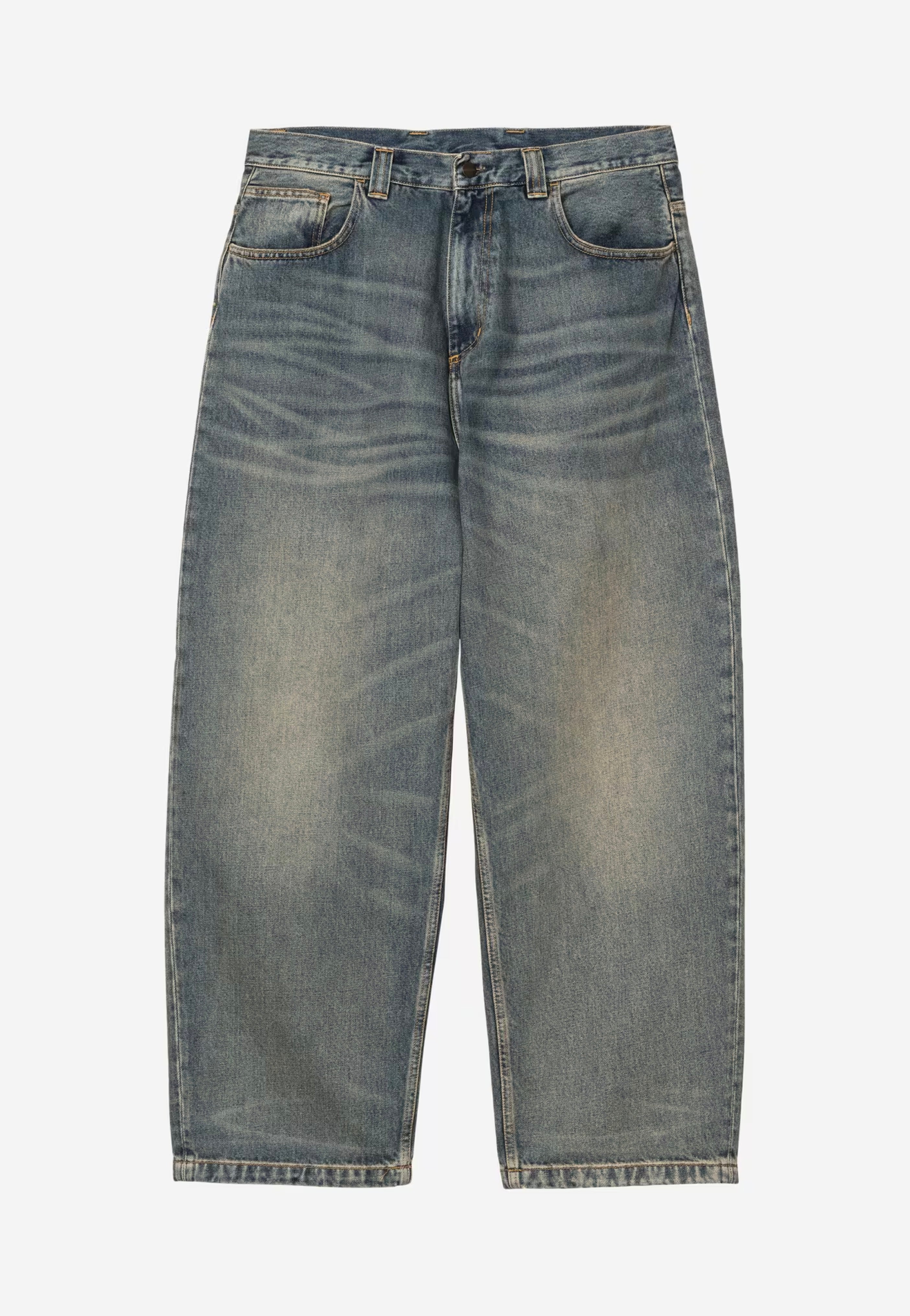 Carhartt WIP - Brandon Worn Used Wash Blue - Jeans | Men-Image