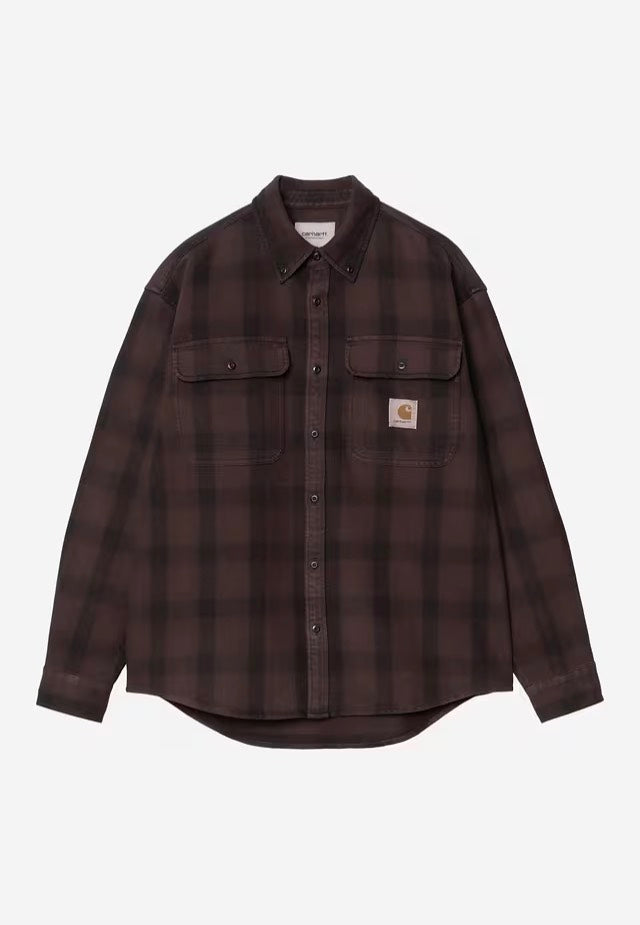 Carhartt WIP - Edmands Check Natural/Palisander - Shirt | Men-Image