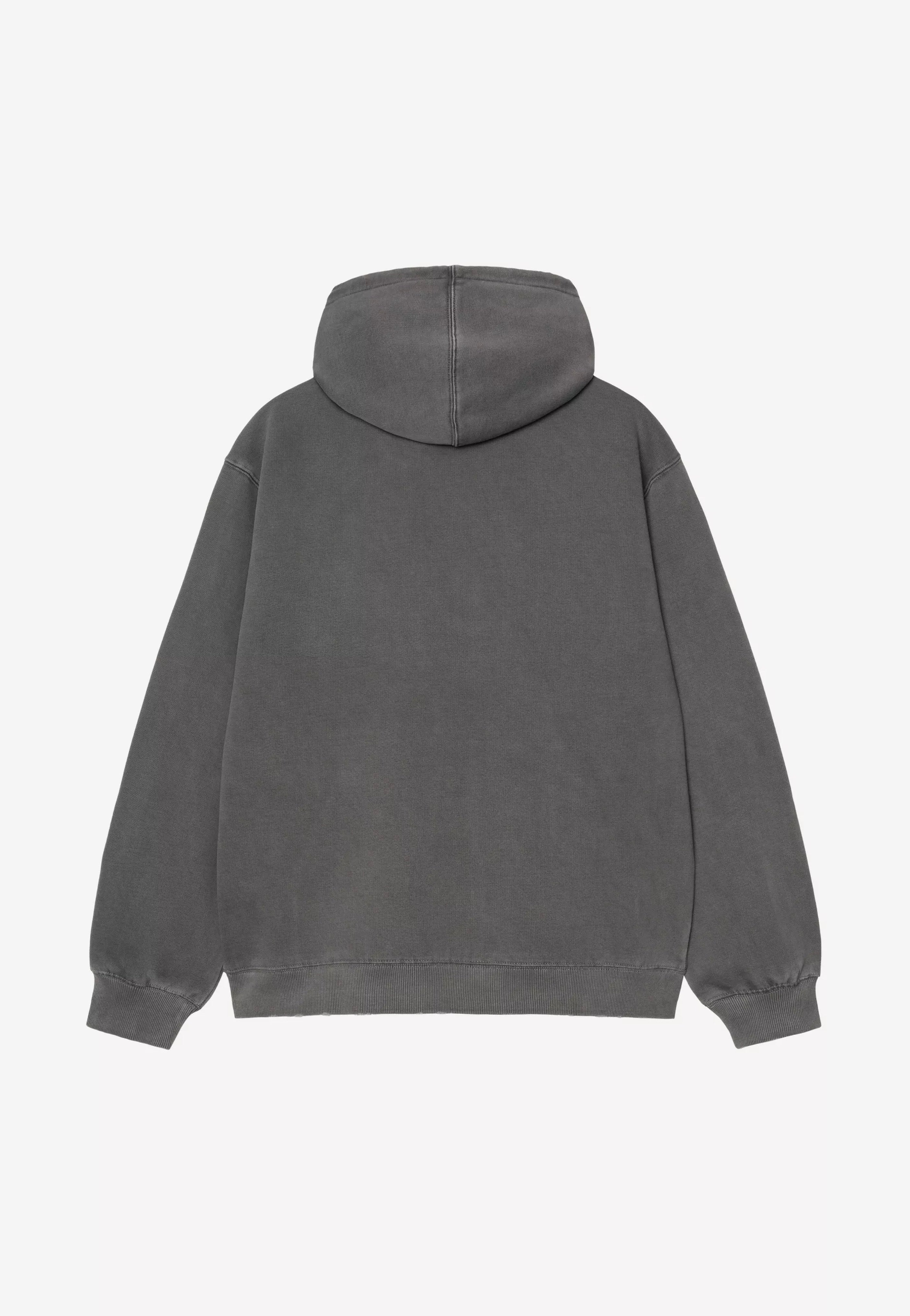 Carhartt WIP - Hooded Torion Grind Wash Black - Hoodie | Men-Image