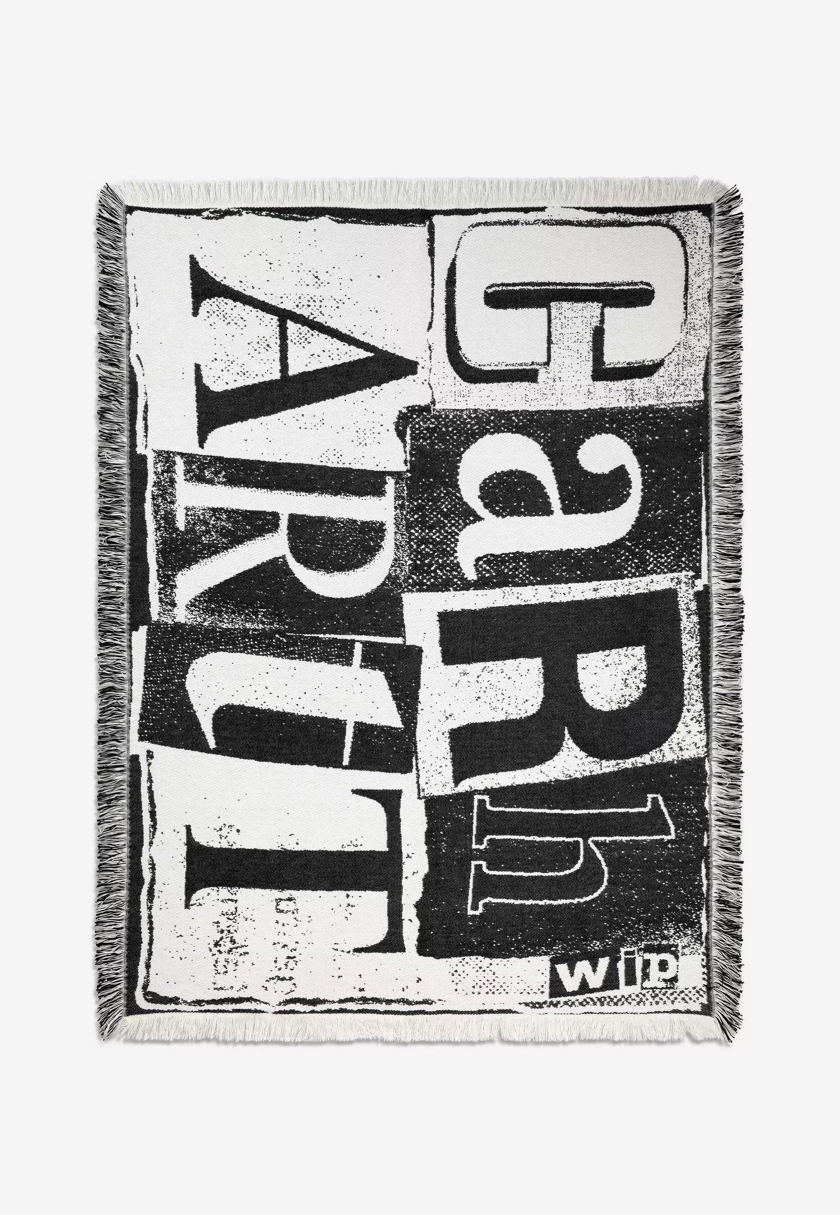 Carhartt WIP - Letterpress Black/Wax - Blanket | Neutral-Image