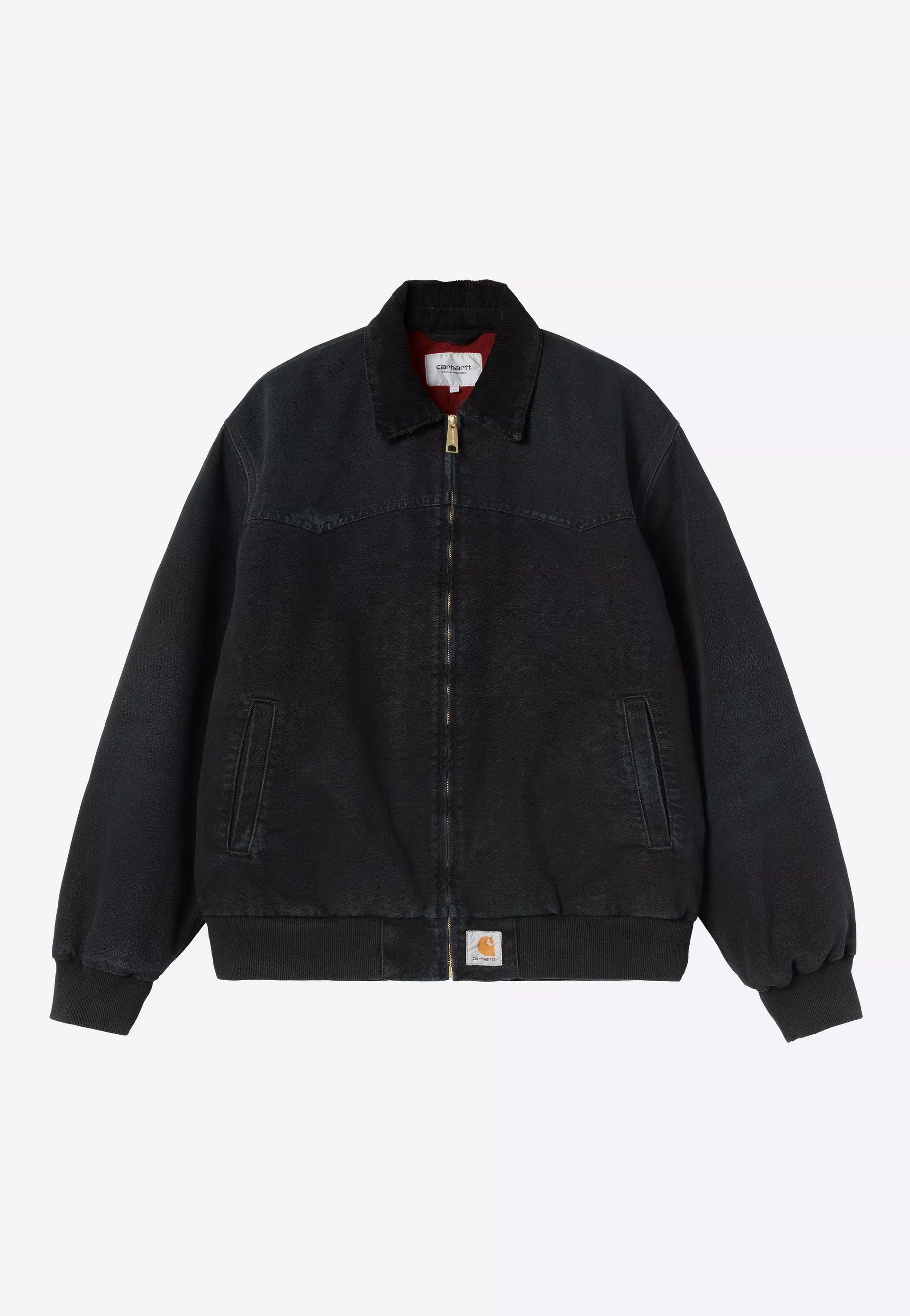 Carhartt WIP - OG Santa Fe Grind Wash Black/Black - Jacket | Men-Image