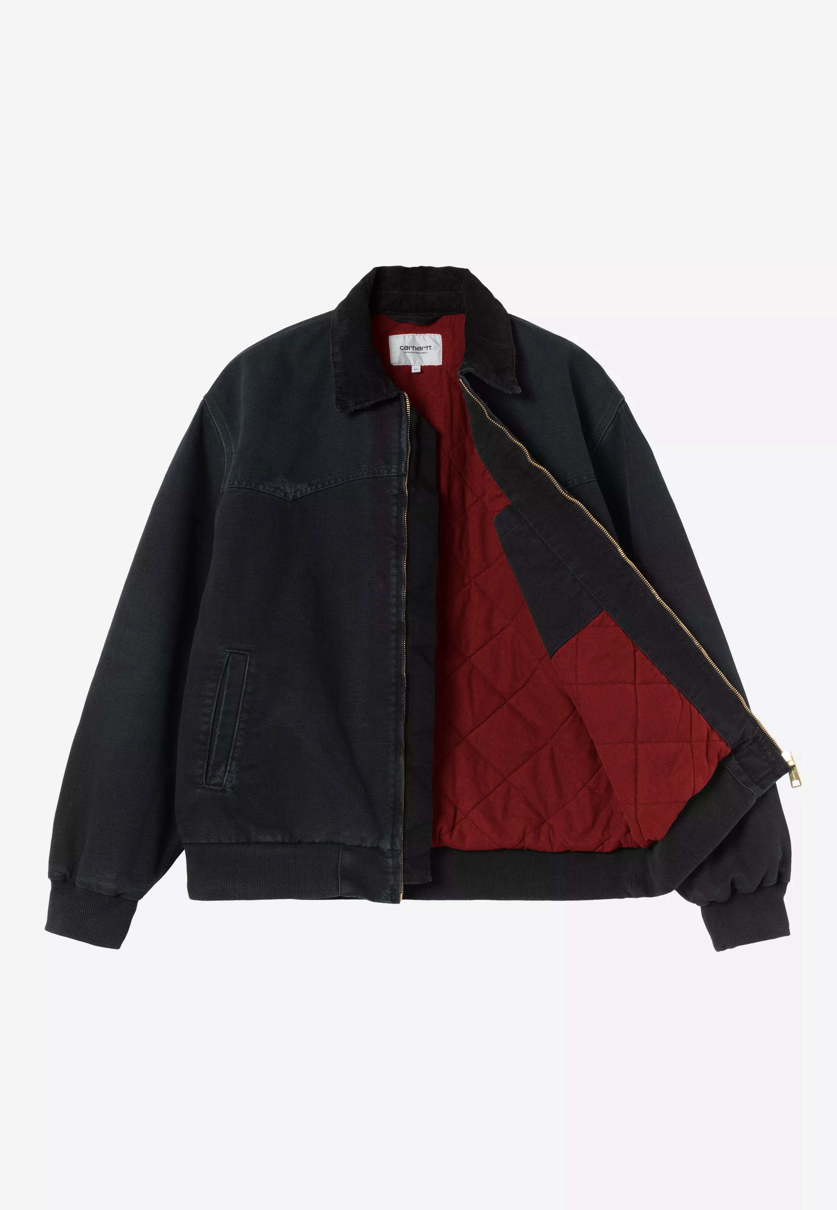 Carhartt WIP - OG Santa Fe Grind Wash Black/Black - Jacket | Men-Image