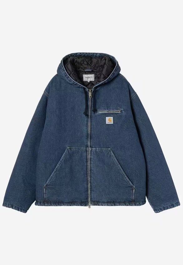 Carhartt WIP - Cleveland Stone Washed Blue - Jacket | Men-Image
