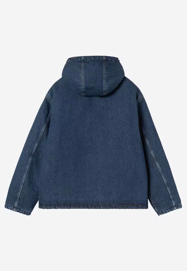 Carhartt WIP - Cleveland Stone Washed Blue - Jacket | Men-Image