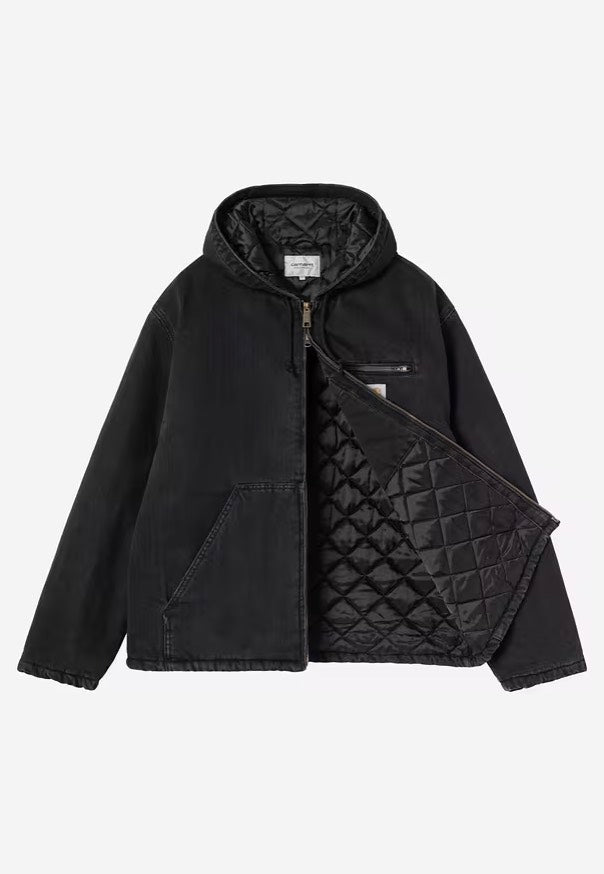 Carhartt WIP Cleveland Stone Washed Black - Jacket | Impericon