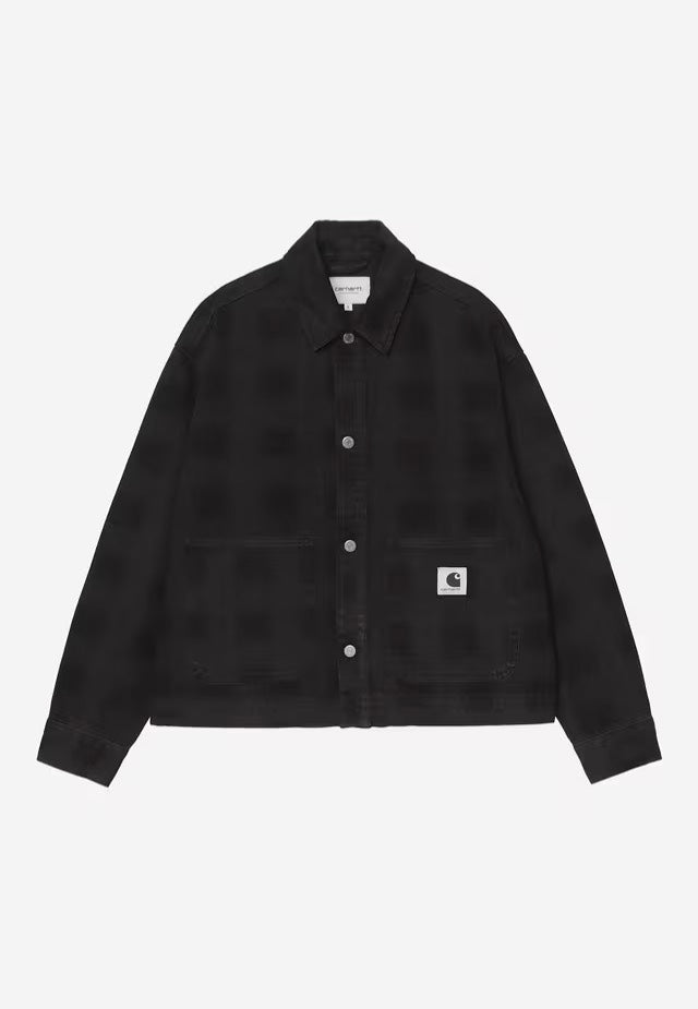 Carhartt WIP - W' Everson Stone Washed Print Black - Jacket | Women-Image