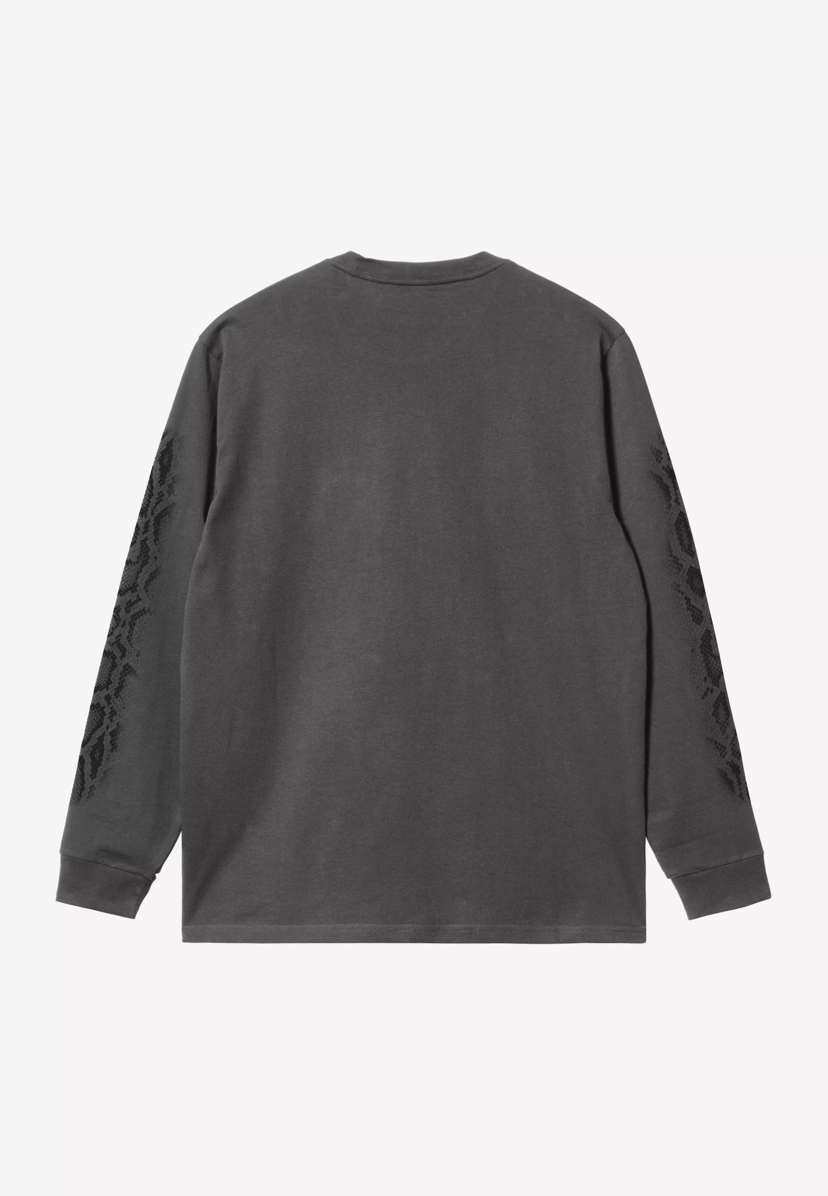 Carhartt WIP - Camo Snake Garment Dyed Black - Longsleeve | Men-Image