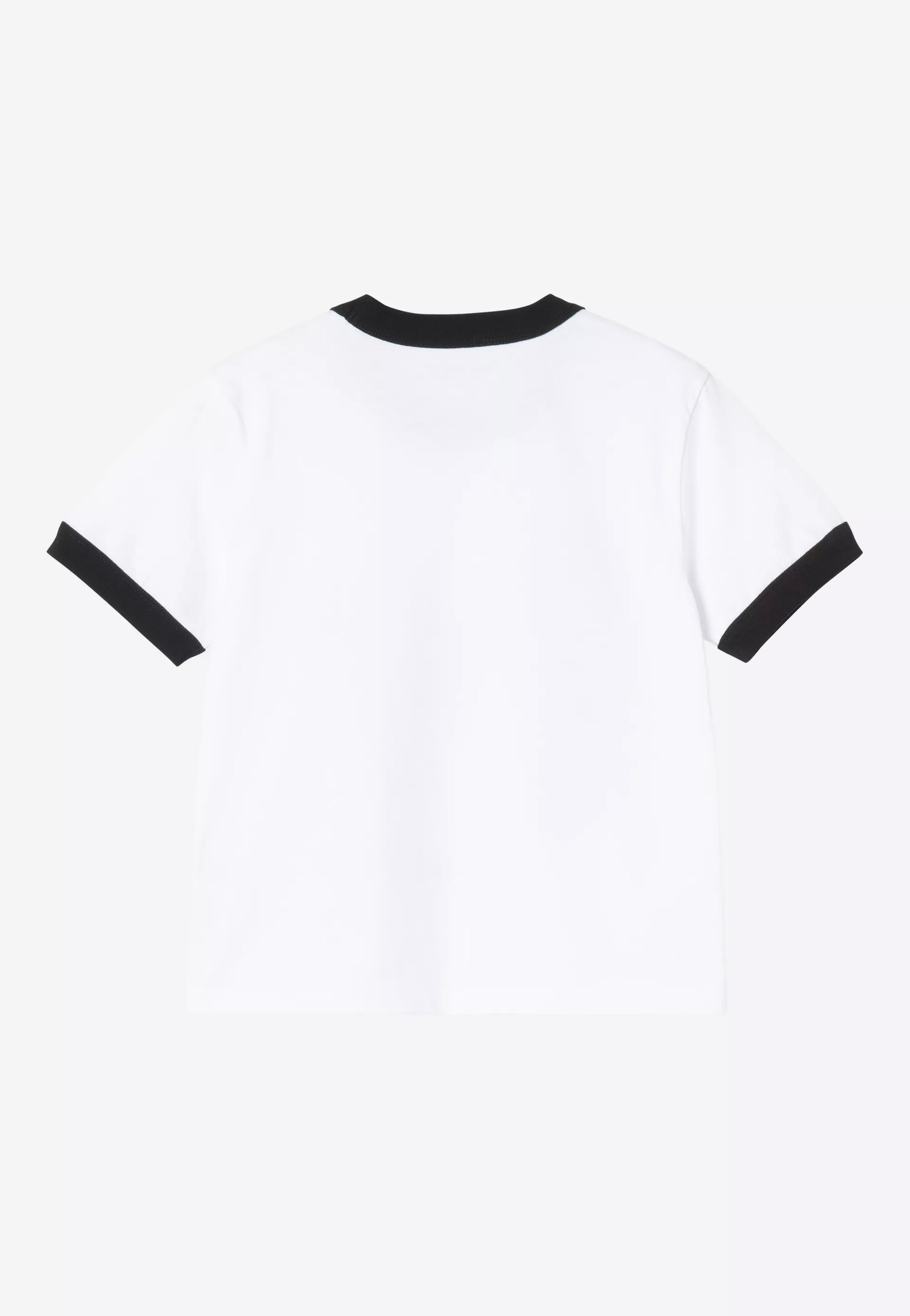 W' IP Ringer White/Black - T-Shirt