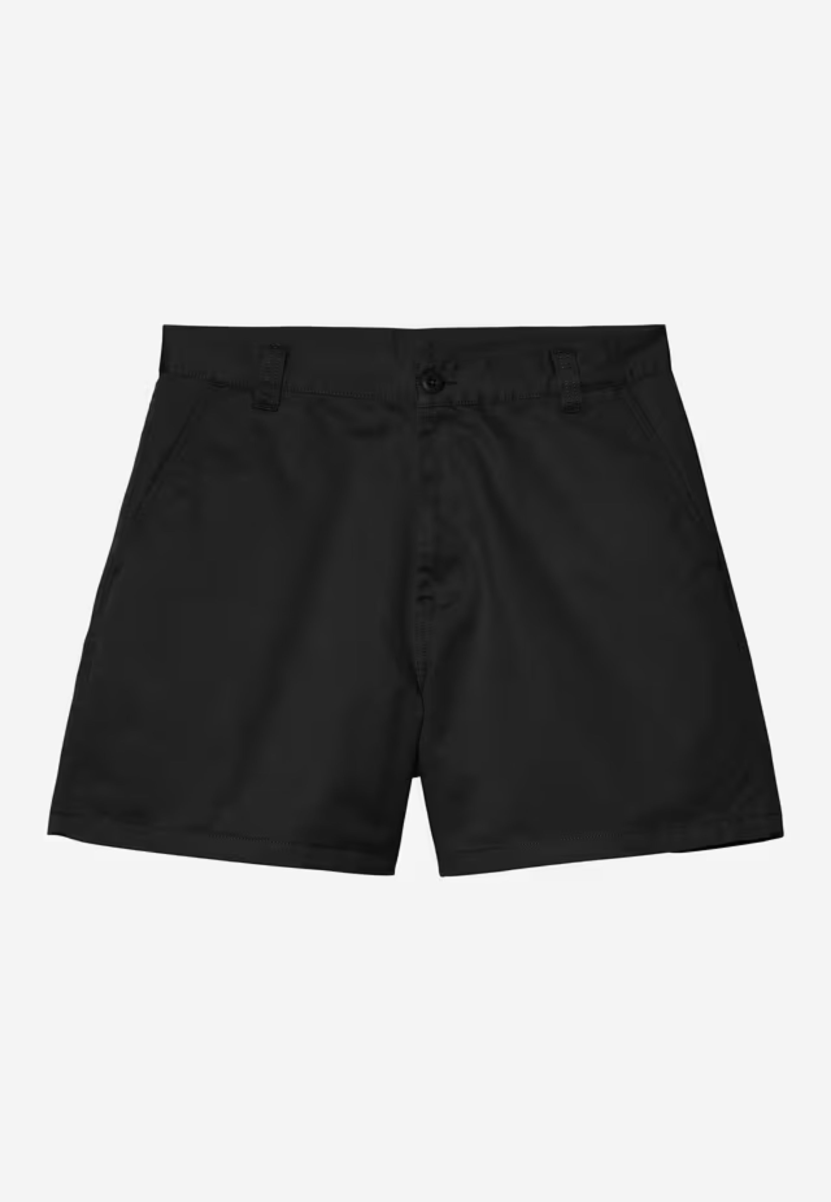 Carhartt WIP - Brady Stone Washed Black - Shorts | Men-Image
