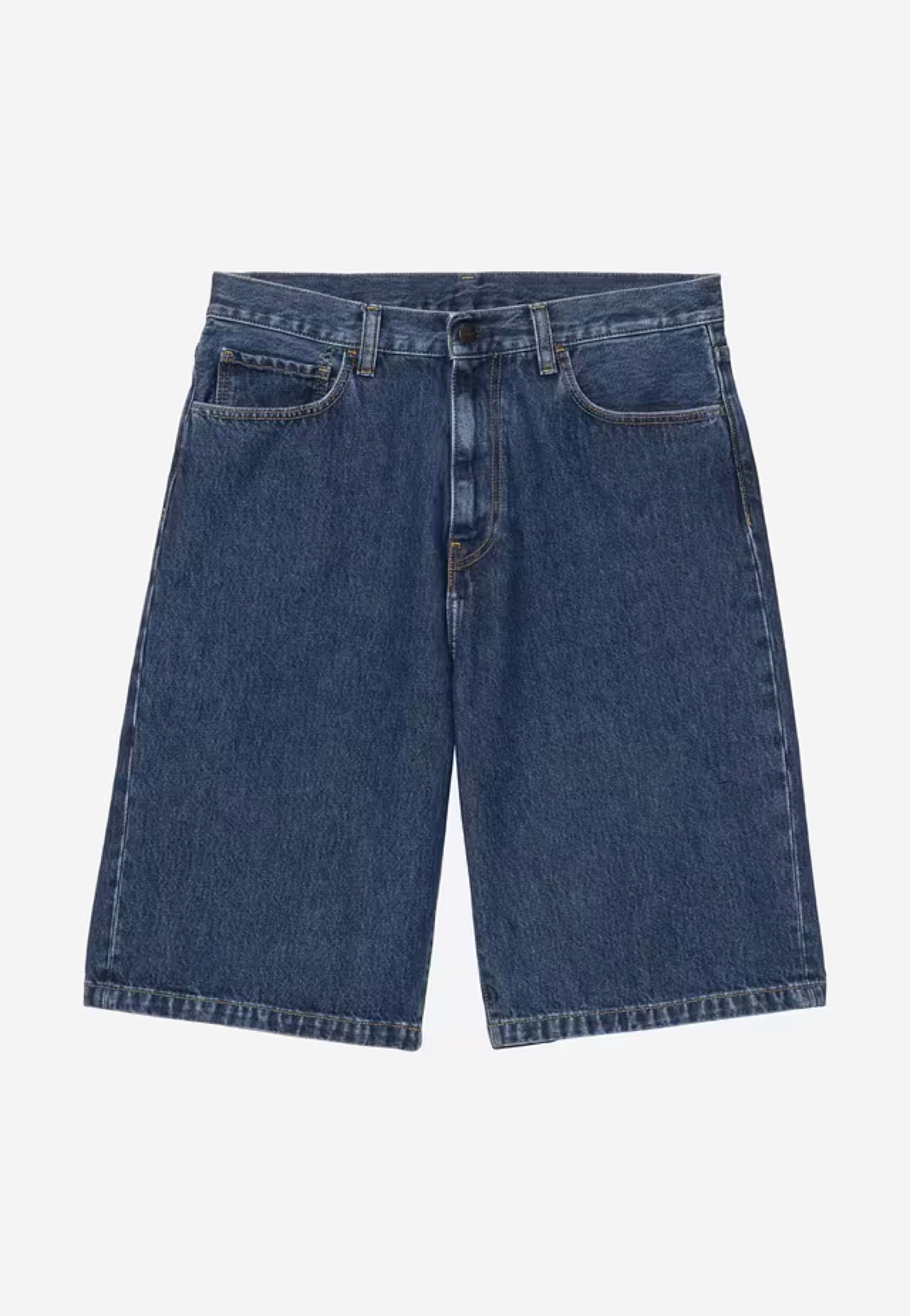 Carhartt WIP - Langdon Stone Washed Blue - Shorts | Men-Image