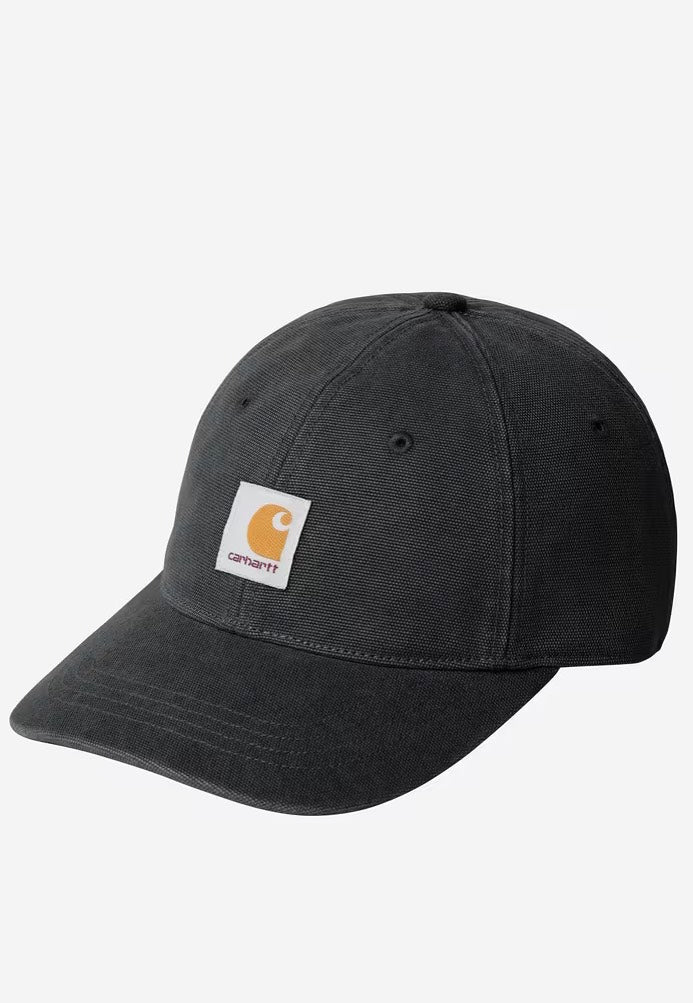 Carhartt WIP - Canvas Stone Washed Black - Cap | Neutral-Image