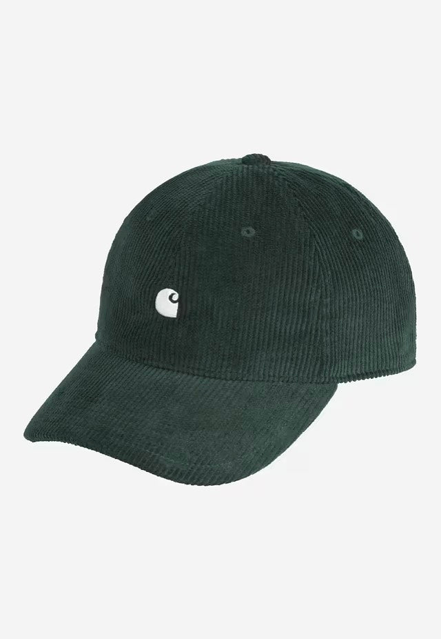 Carhartt WIP - Harlem Kale Green/White - Cap | Neutral-Image