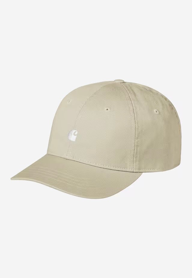 Carhartt WIP - Madison Logo Stone/White - Cap | Neutral-Image